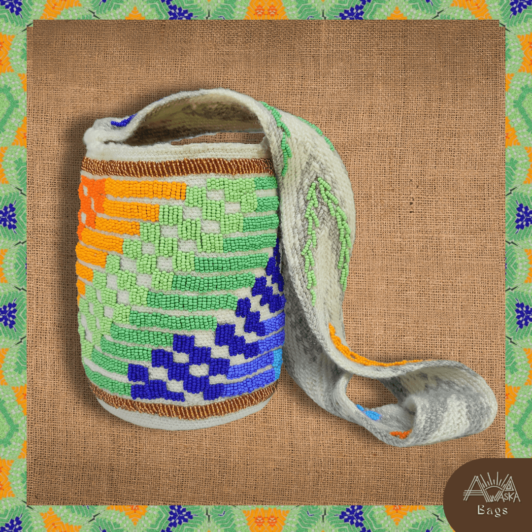 ππππ¬"Multicolor Thought" Beaded Bag πππ¬ - Awaska