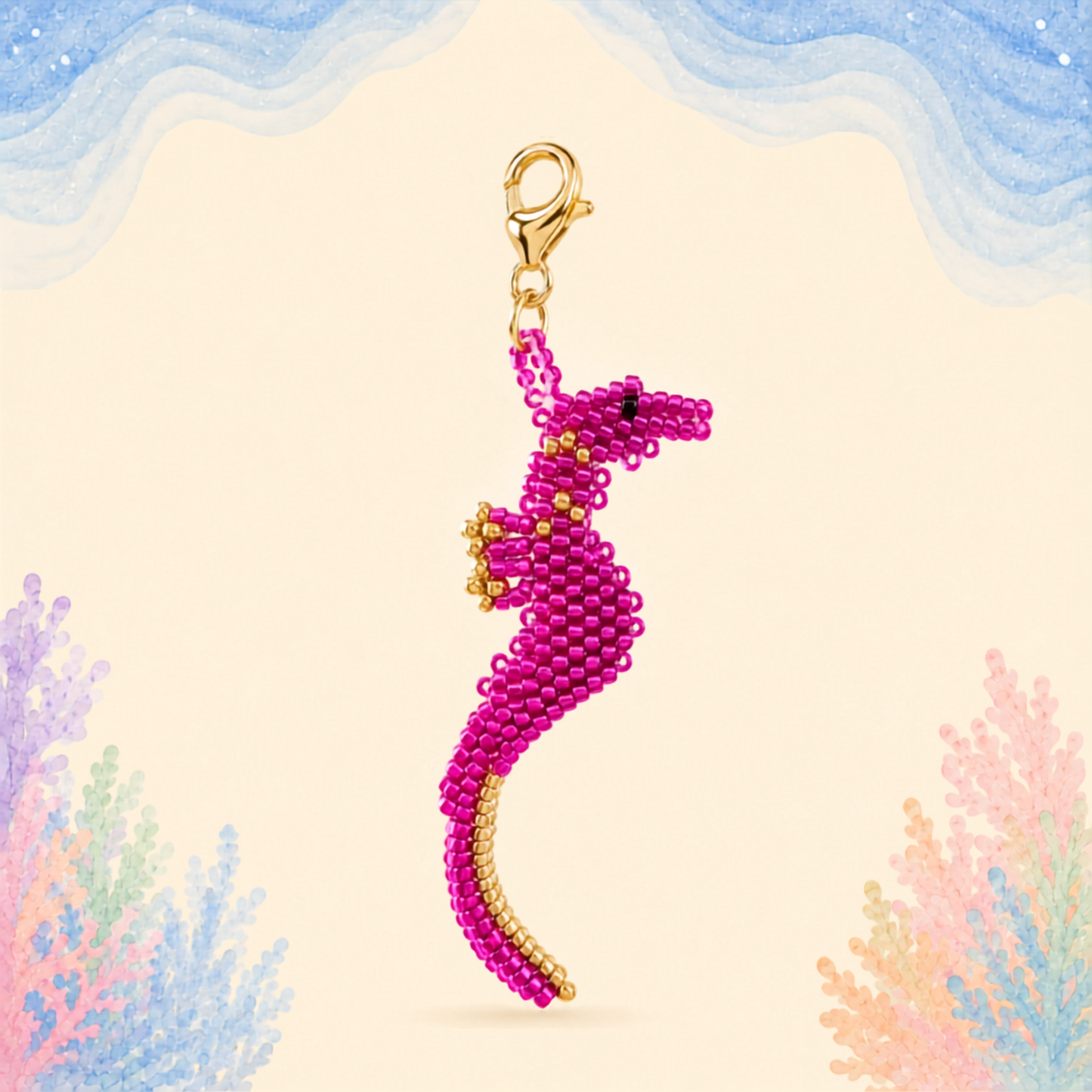 🐚 Seahorse Charm
