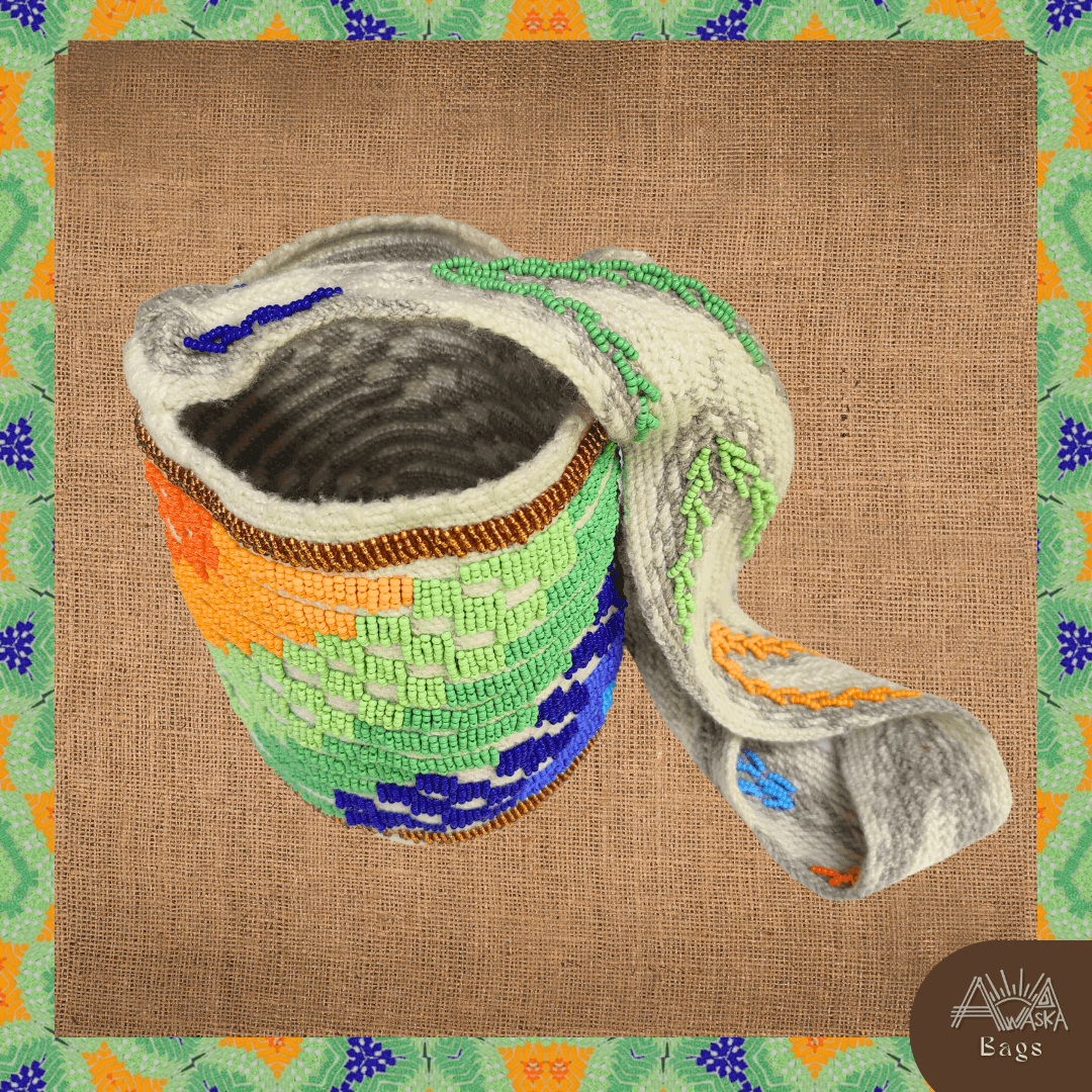 ππππ¬"Multicolor Thought" Beaded Bag πππ¬ - Awaska