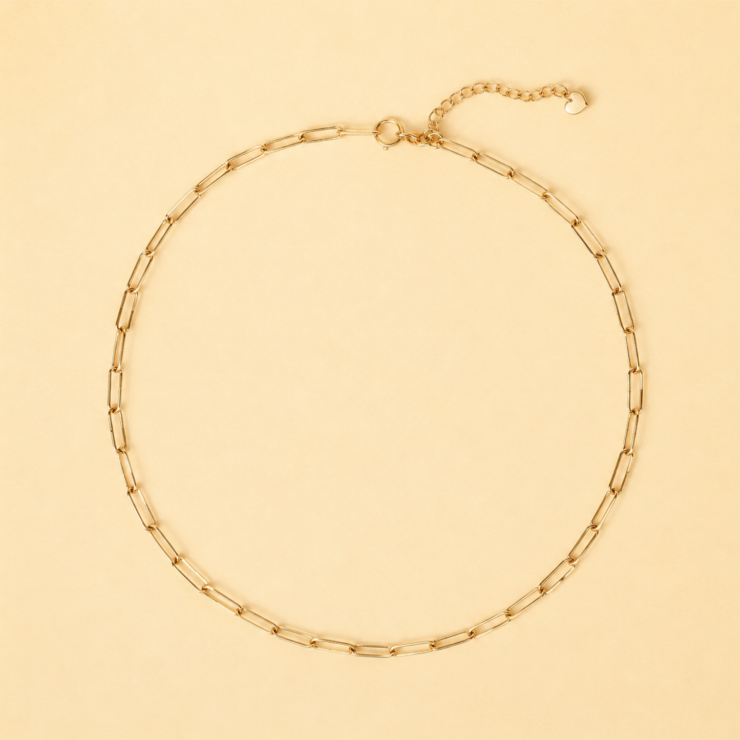 Paperclip Charm Necklace