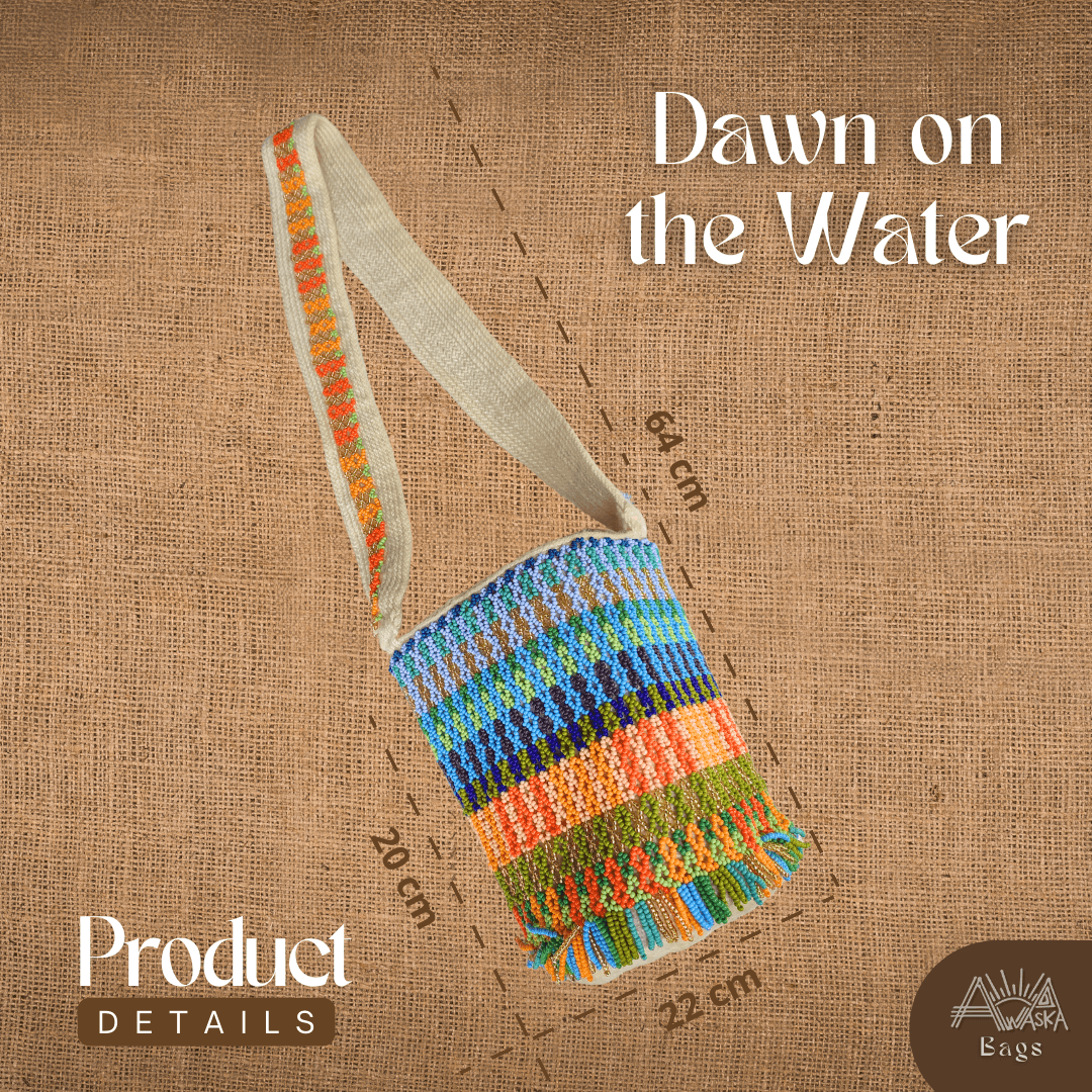 ππ
π"Dawn on the Water" Beaded Bag ππ
π - Awaska