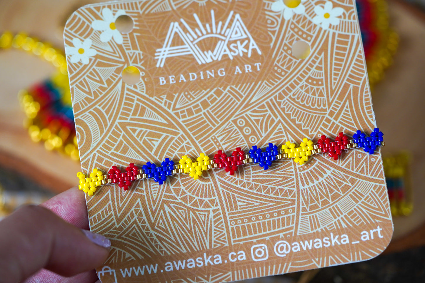 NEW ππβ₯οΈβ½ Colombia Beaded Bracelet π¨π΄β¨