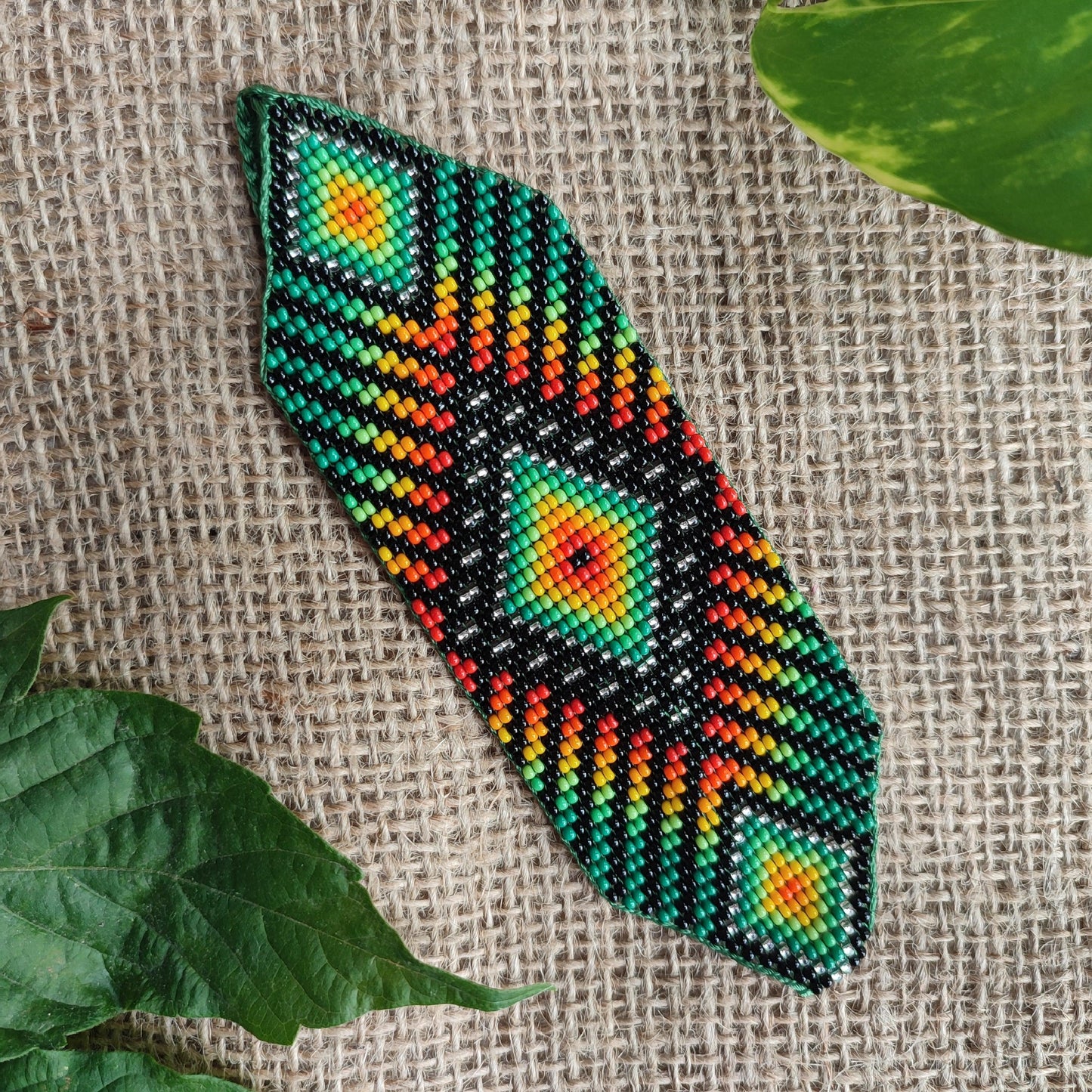 πππ "Jungle's Eye of God" beaded bracelet πππ - Awaska