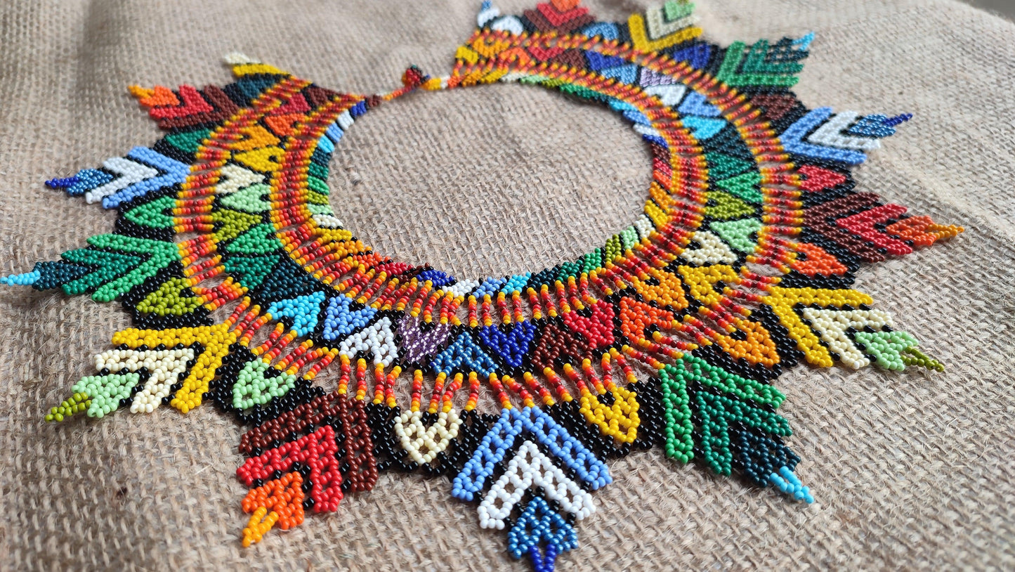 ๐๐๐"Rainbow Mountain" Beaded Necklace๐โฐ๐ - Awaska
