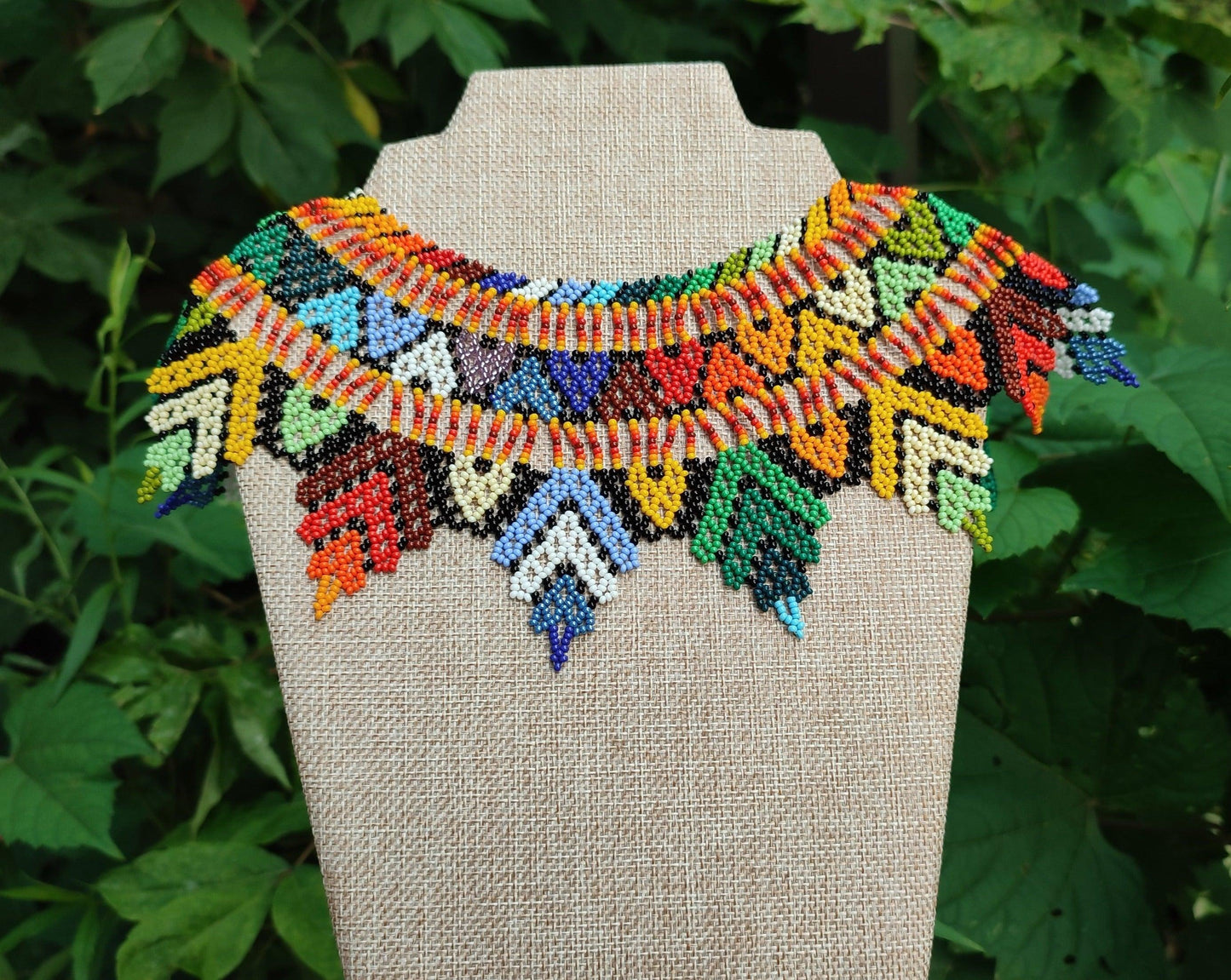 ๐๐๐"Rainbow Mountain" Beaded Necklace๐โฐ๐ - Awaska