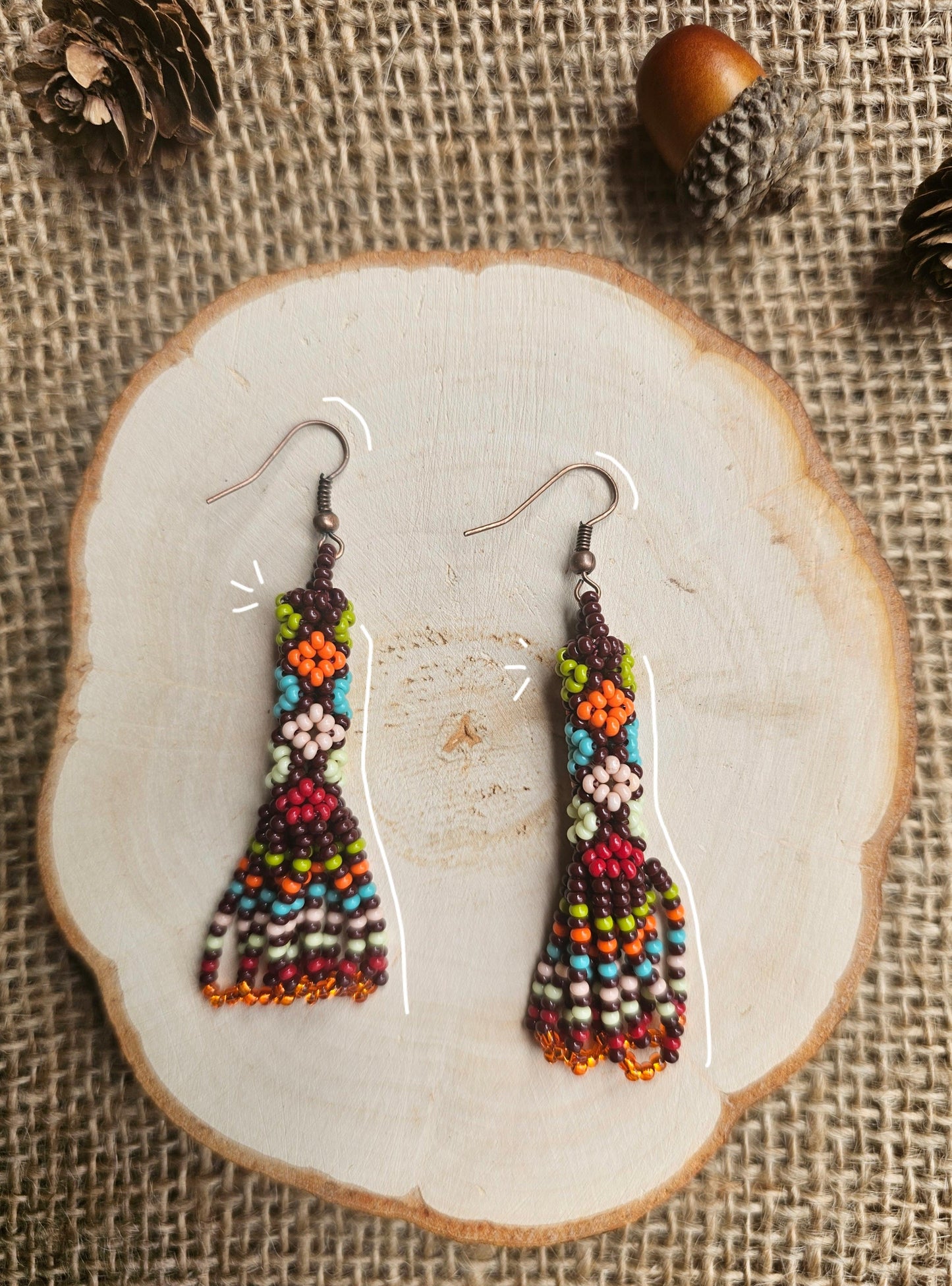 🍁 🍂🍃Autumn Roots Earrings🍂🍃 - Awaska