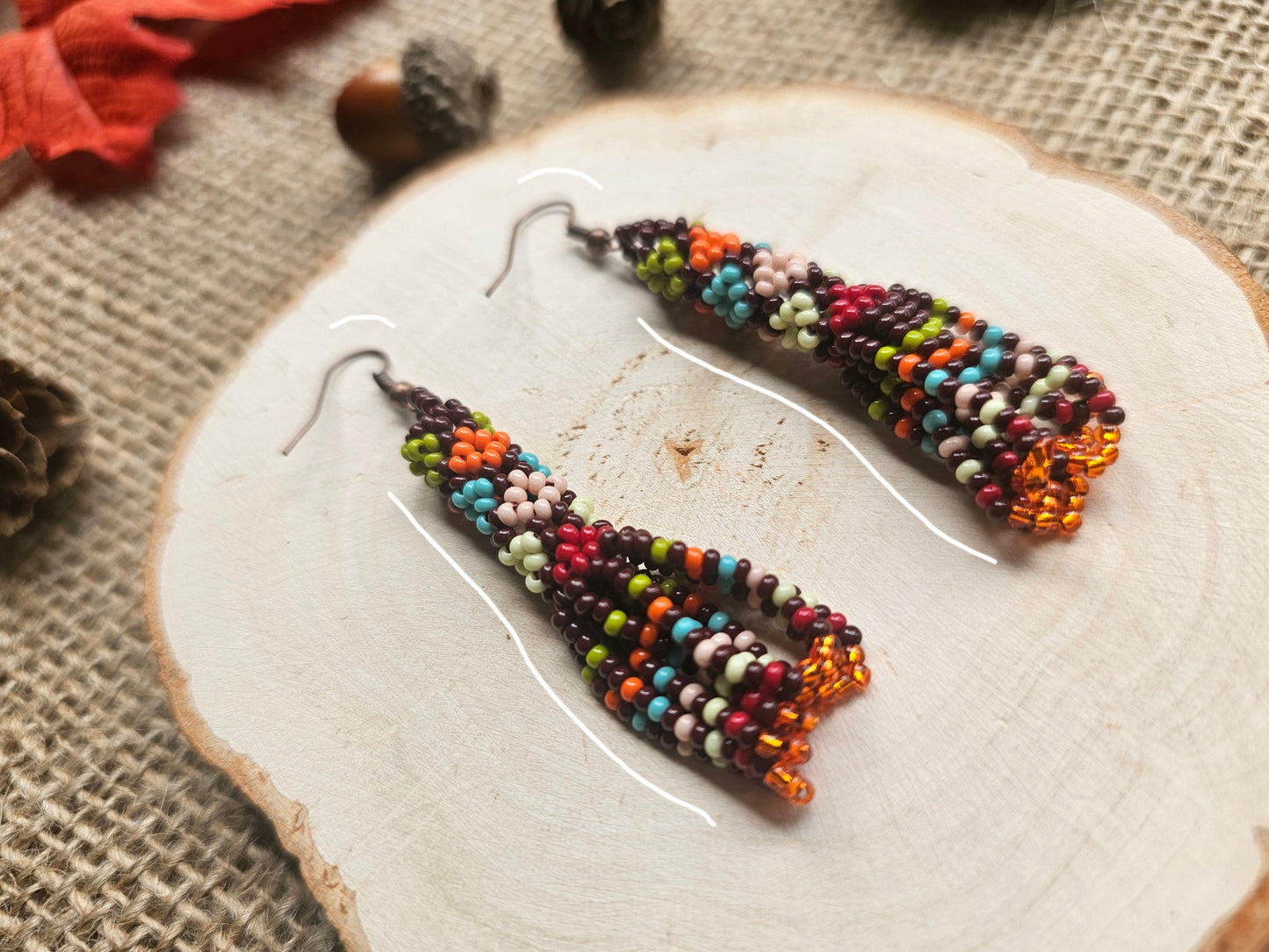 🍁 🍂🍃Autumn Roots Earrings🍂🍃 - Awaska