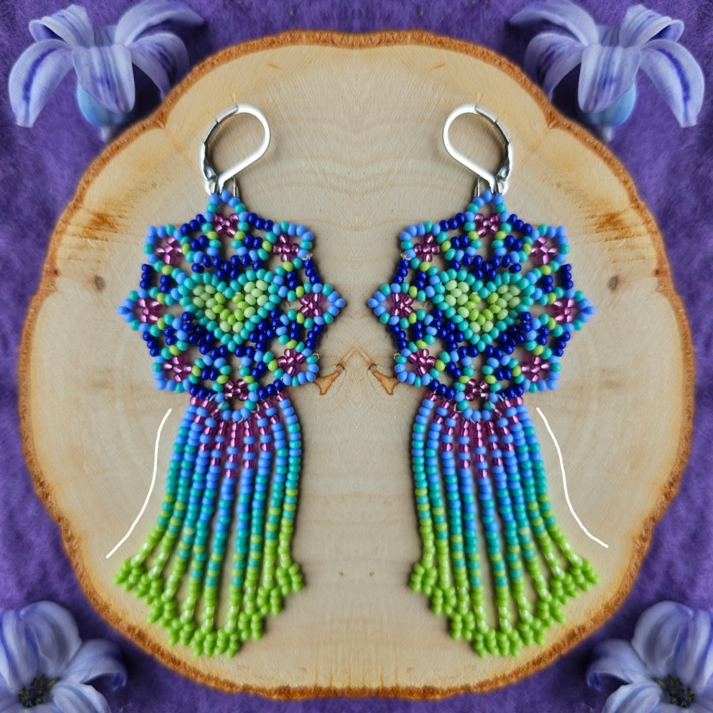✨ N E W ✨ 🌌💜 BOREAL HEART EARRINGS - Awaska