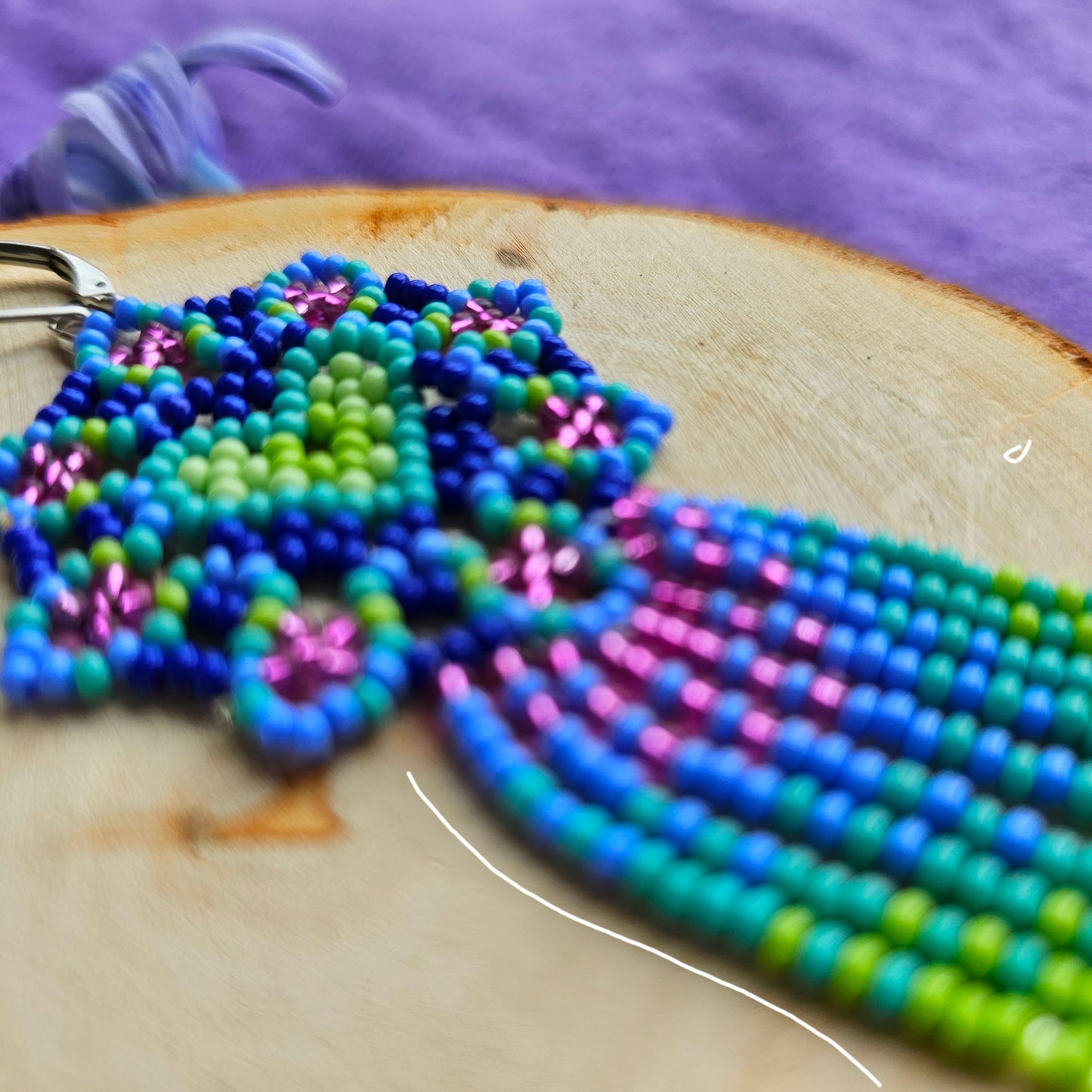 ✨ N E W ✨ 🌌💜 BOREAL HEART EARRINGS - Awaska