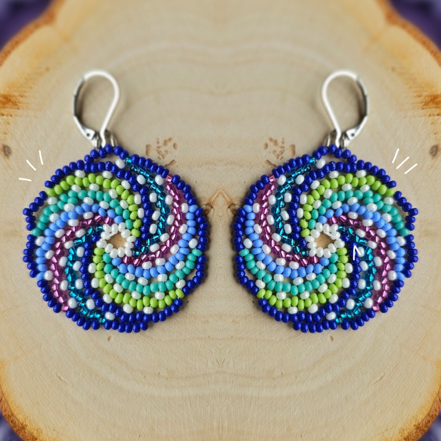 ✨ N E W ✨🌌💜 BOREAL SPIRAL EARRINGS 💜 - Awaska