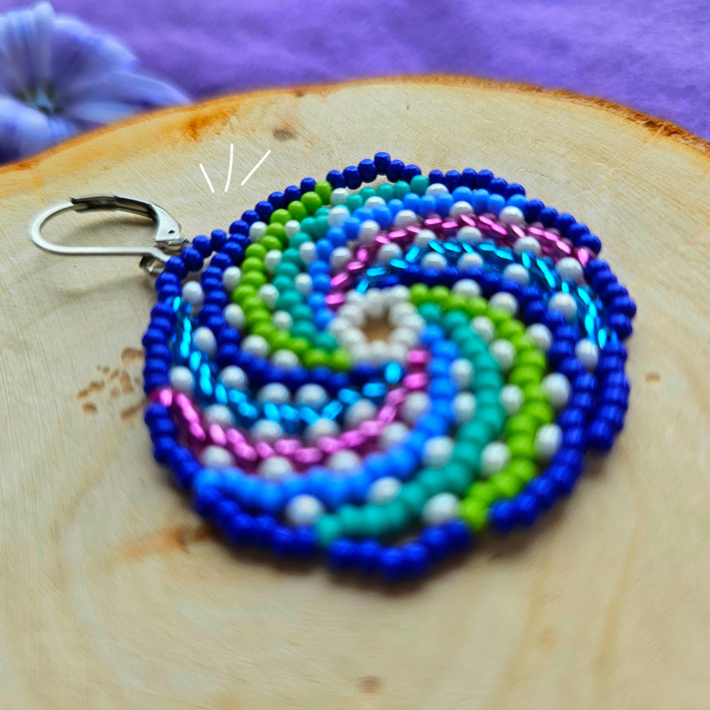 ✨ N E W ✨🌌💜 BOREAL SPIRAL EARRINGS 💜 - Awaska