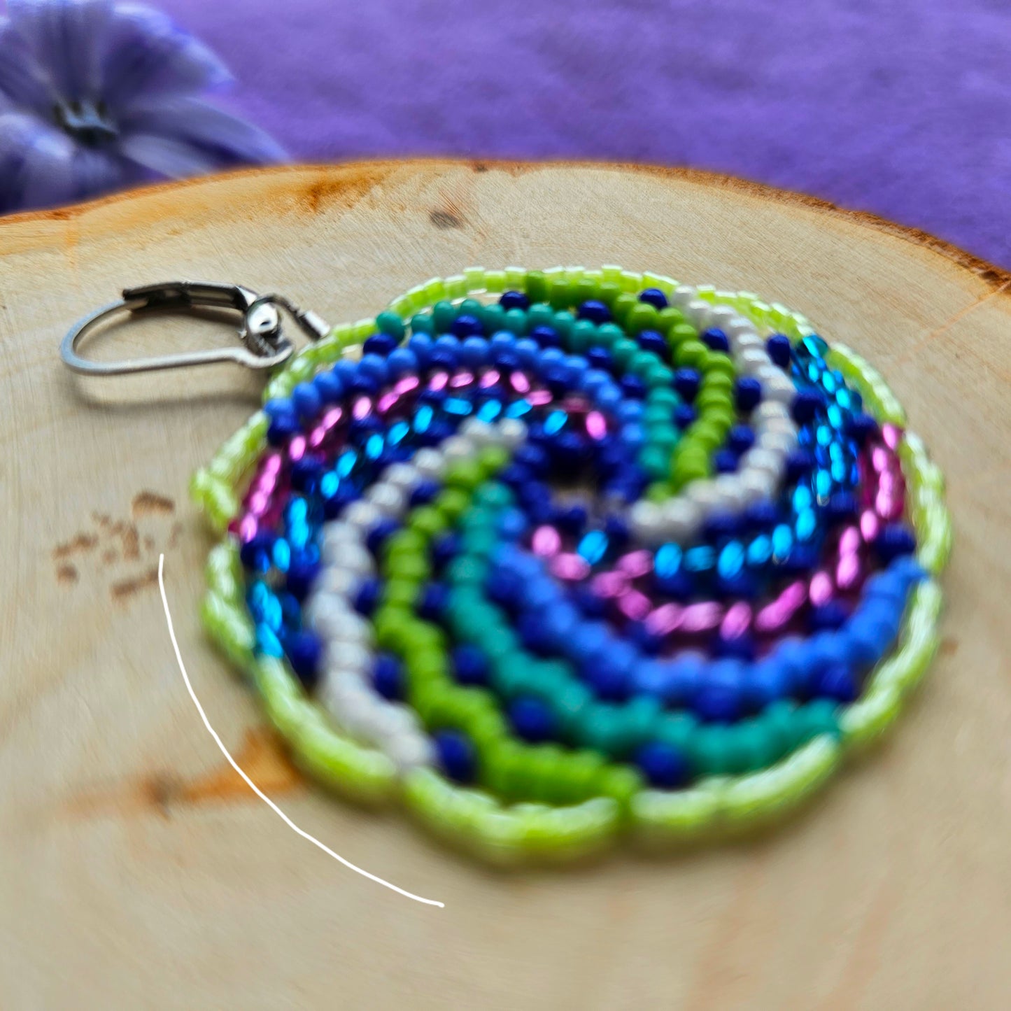 ✨ N E W ✨💜🌌 BOREAL SPIRAL EARRINGS 💜 - Awaska