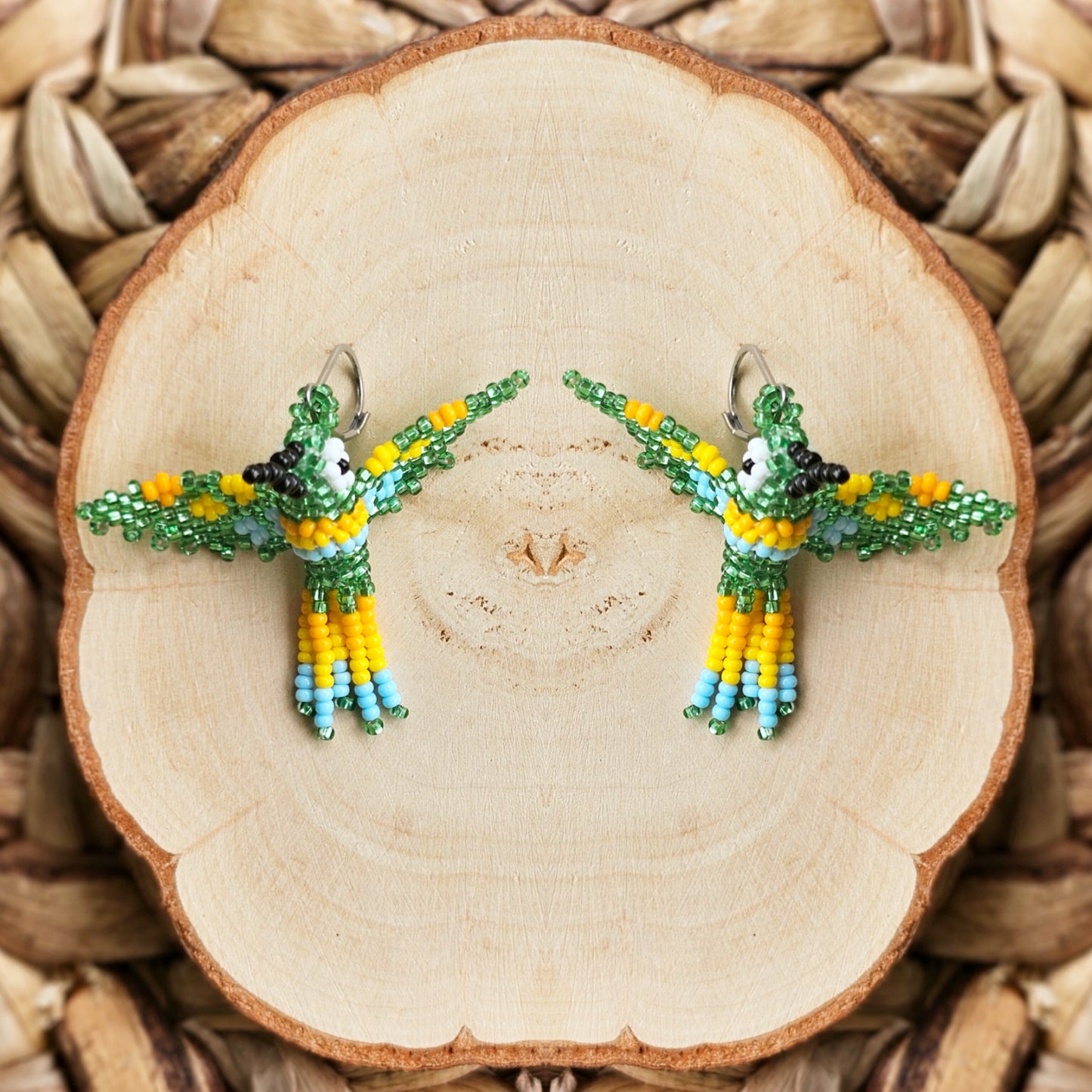 Little hummingbirds ✨ 3D Beading Earrings ✨