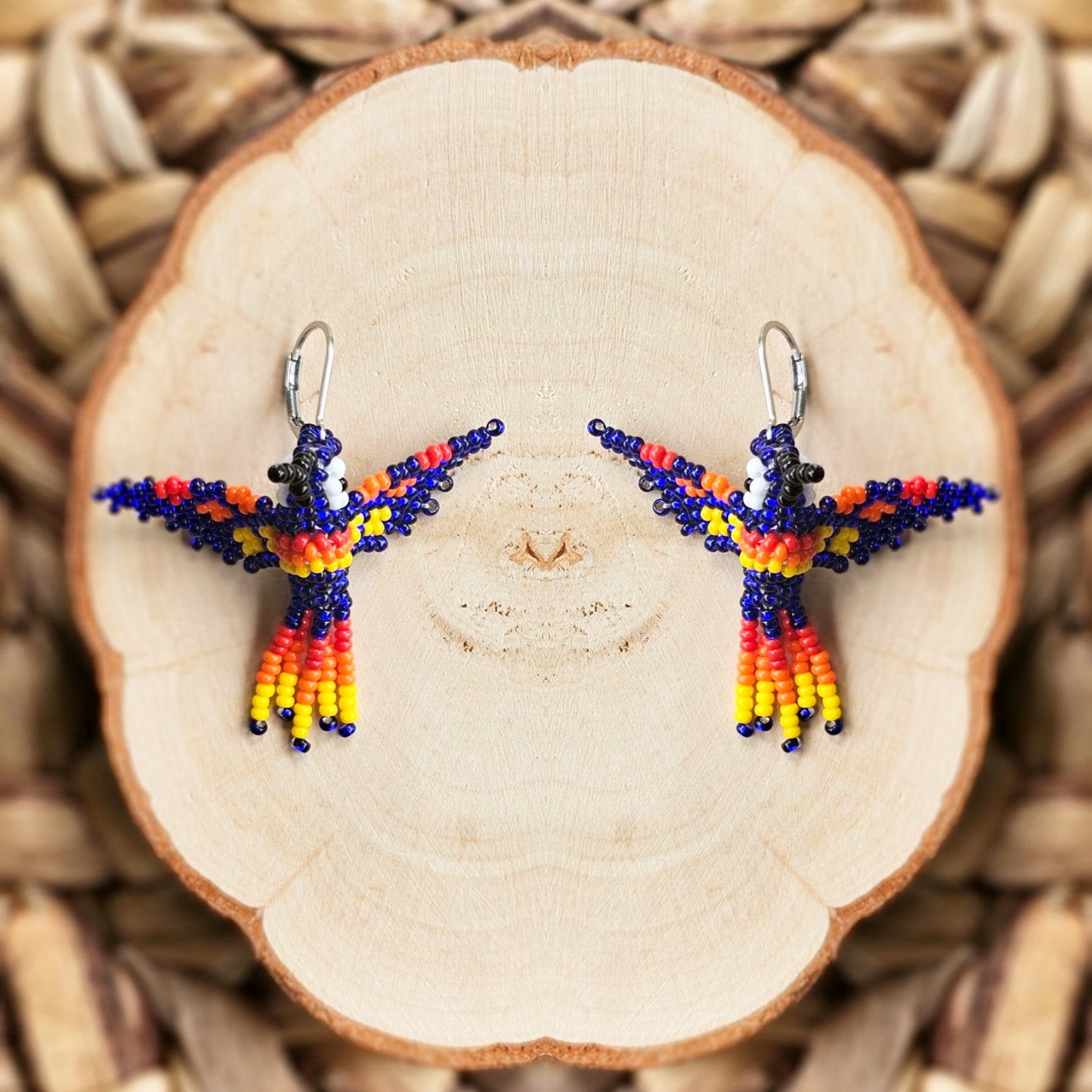 Little hummingbirds ✨ 3D Beaded Earrings ✨