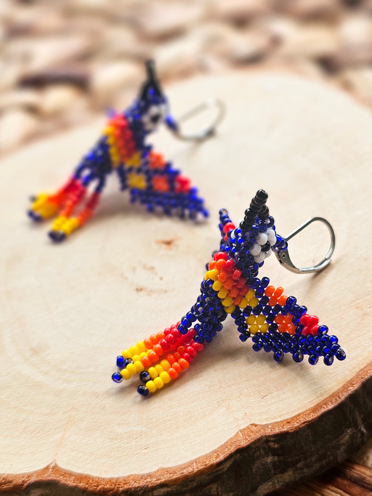 Little hummingbirds ✨ 3D Beaded Earrings ✨