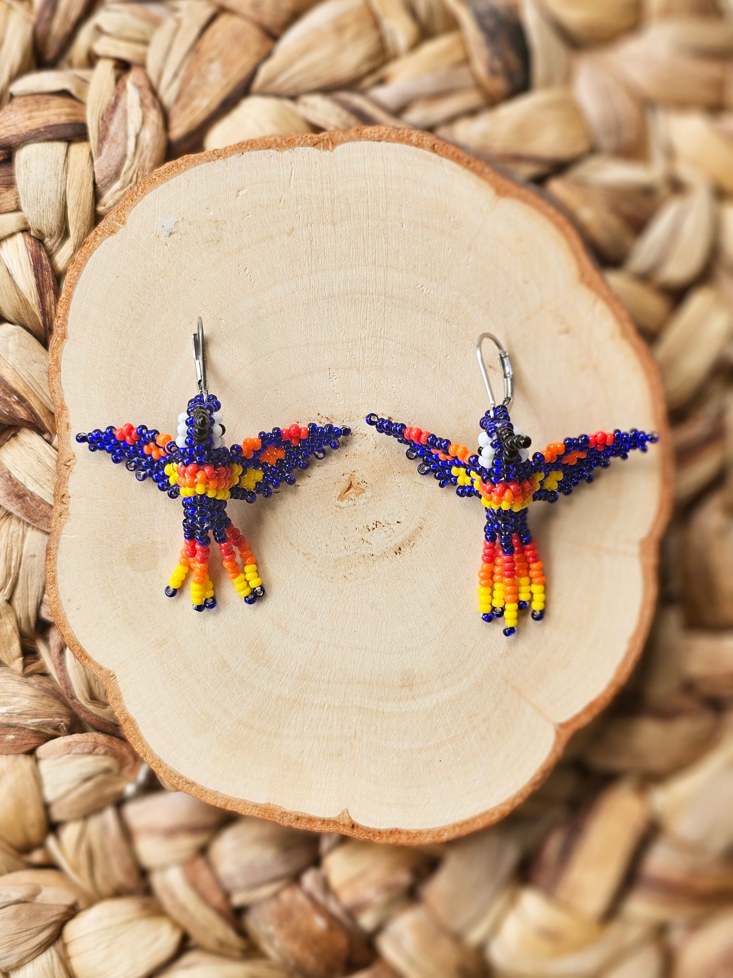 Little hummingbirds ✨ 3D Beaded Earrings ✨