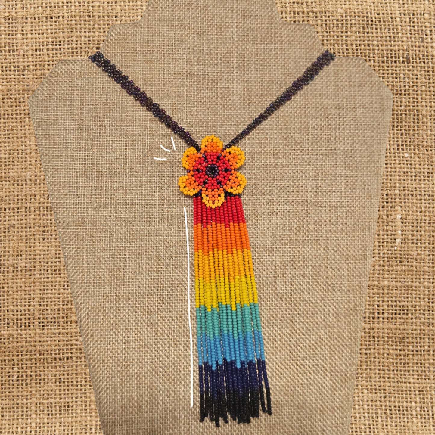 🌈🌸Rainbow Flower Necklace🌈🌸 - Awaska