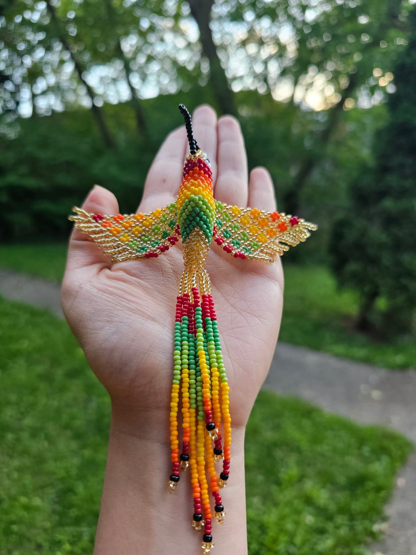 Little hummingbird ✨ 3D Beading