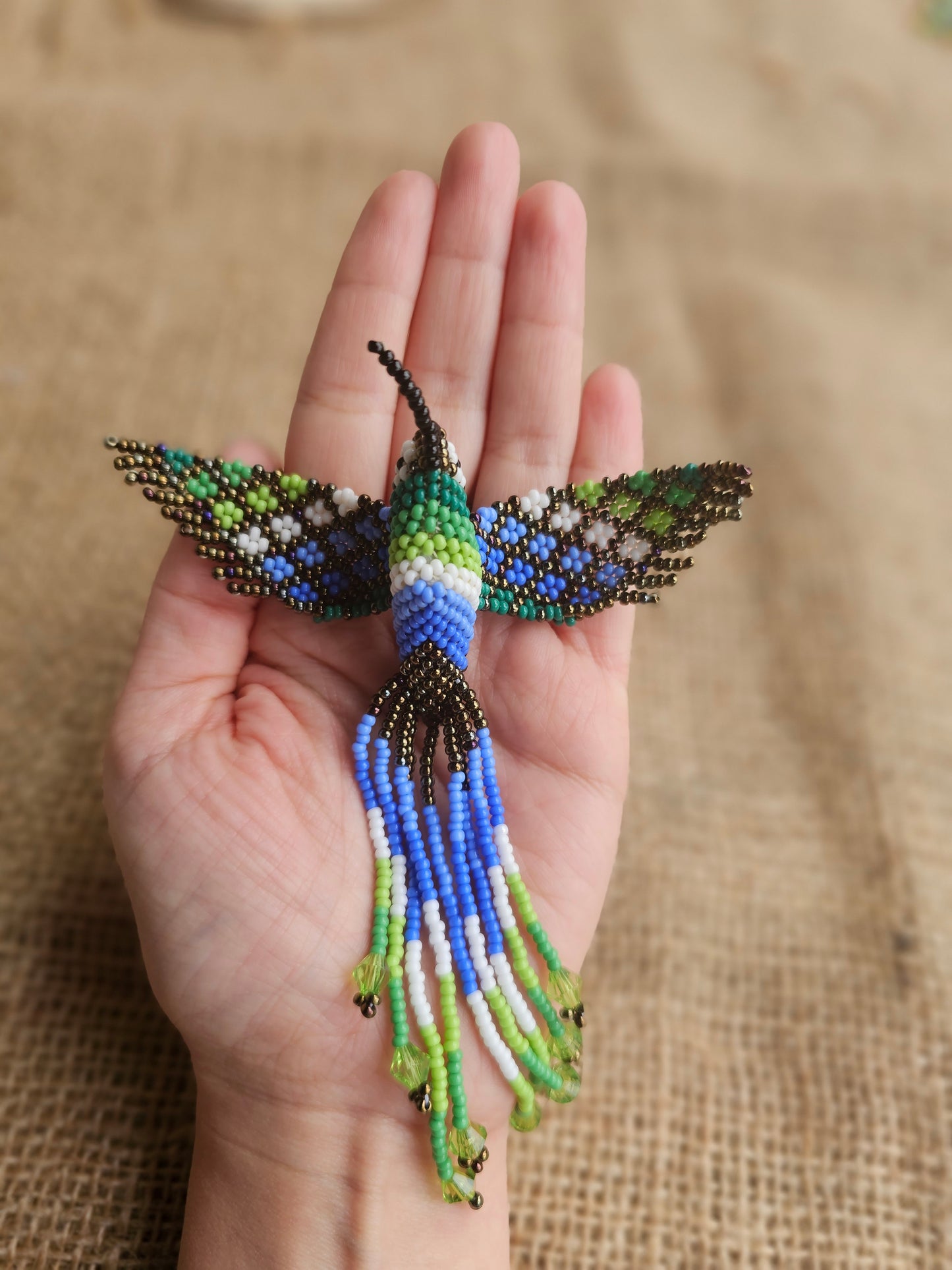 Little hummingbird ✨ 3D Beading