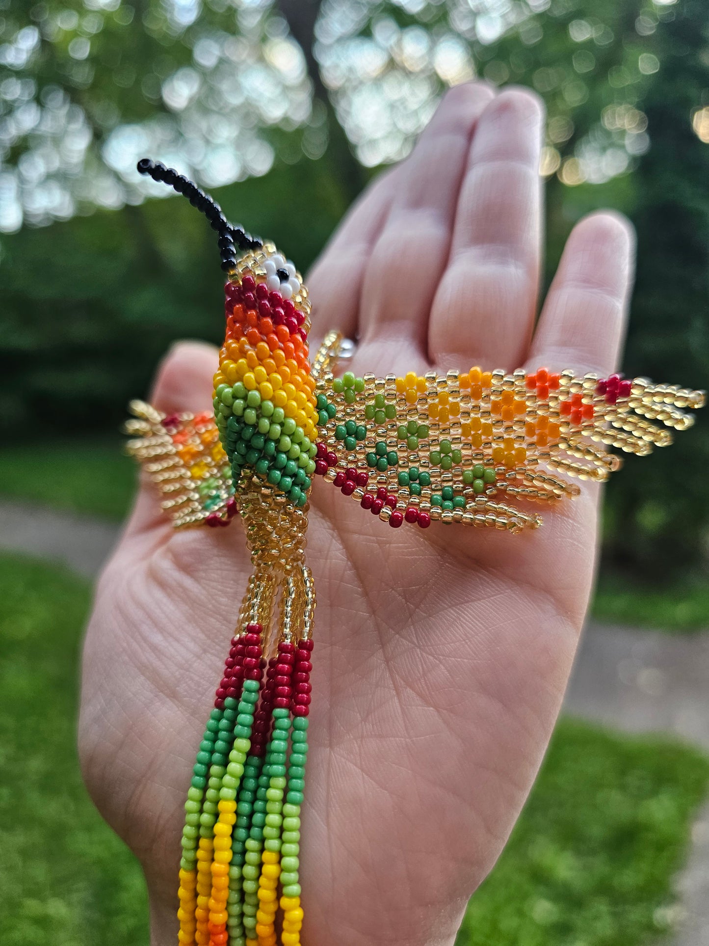 Little hummingbird ✨ 3D Beading