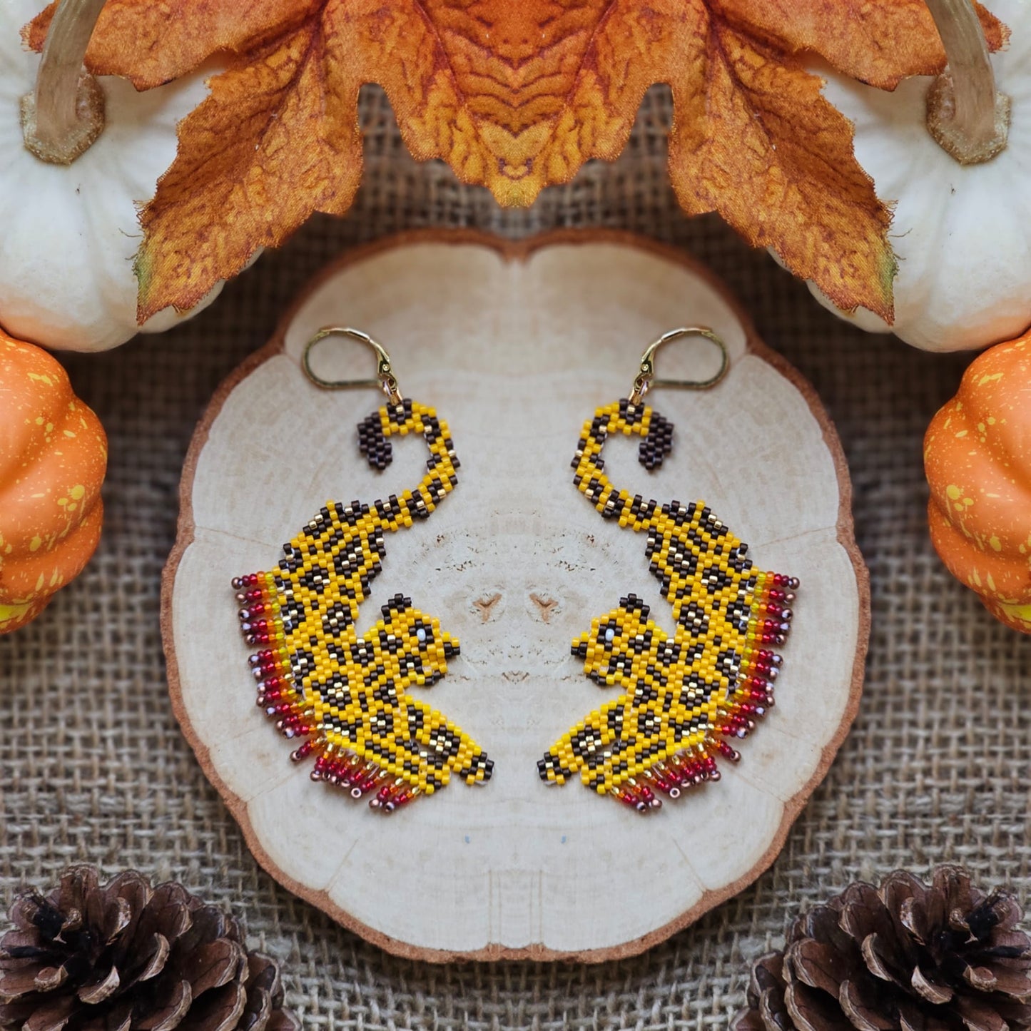 ✨🍁NEW🍁✨ Dancing Jaguar Earrings