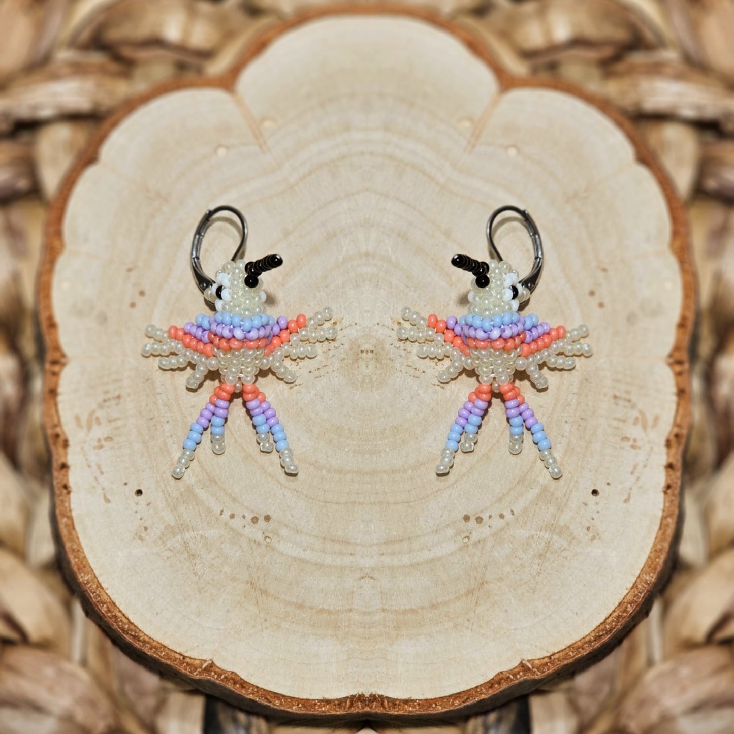 ✨ Little hummingbirds ✨ 3D Beaded Earrings