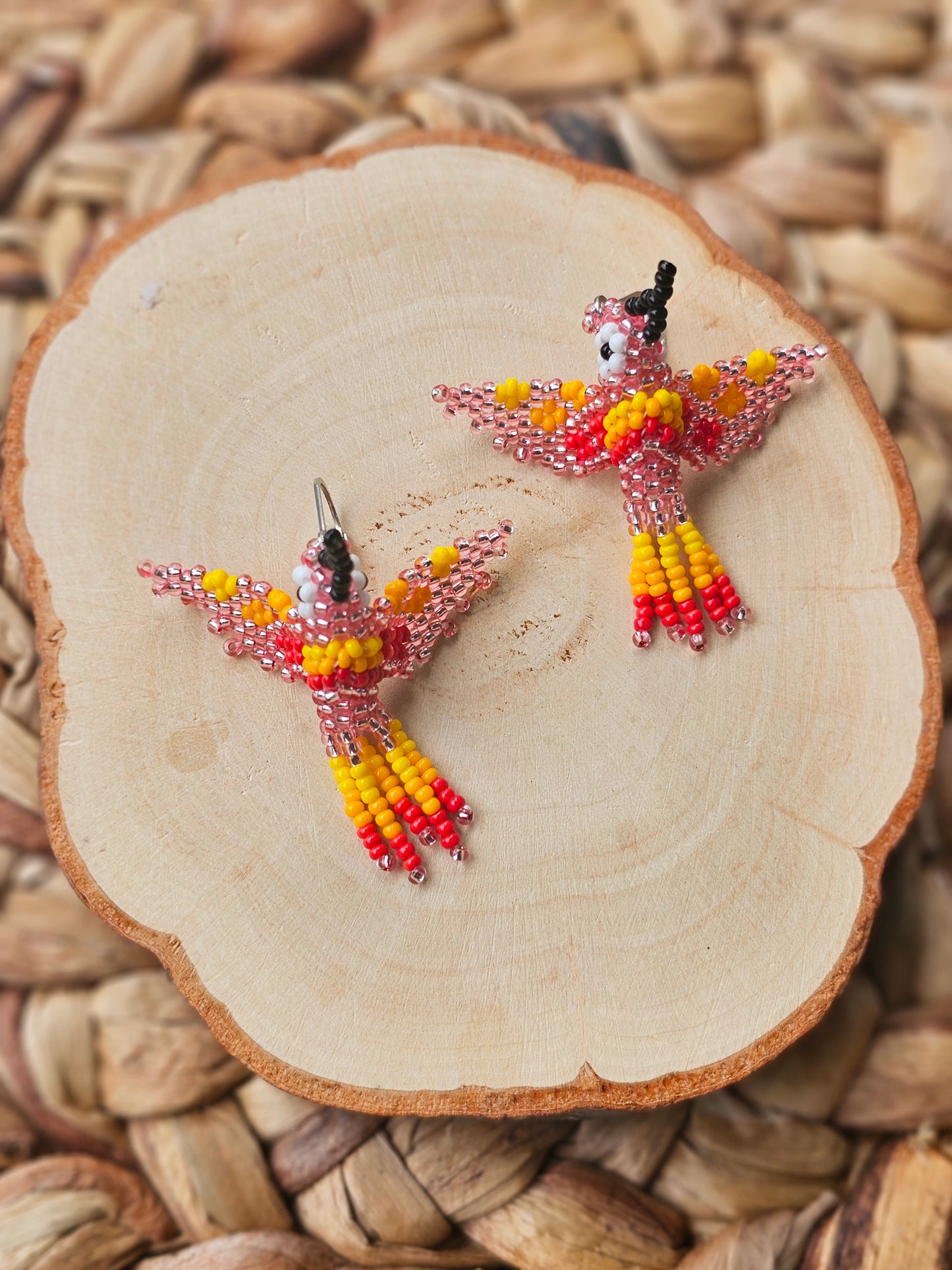 Little hummingbirds ✨ 3D Beaded Earrings ✨