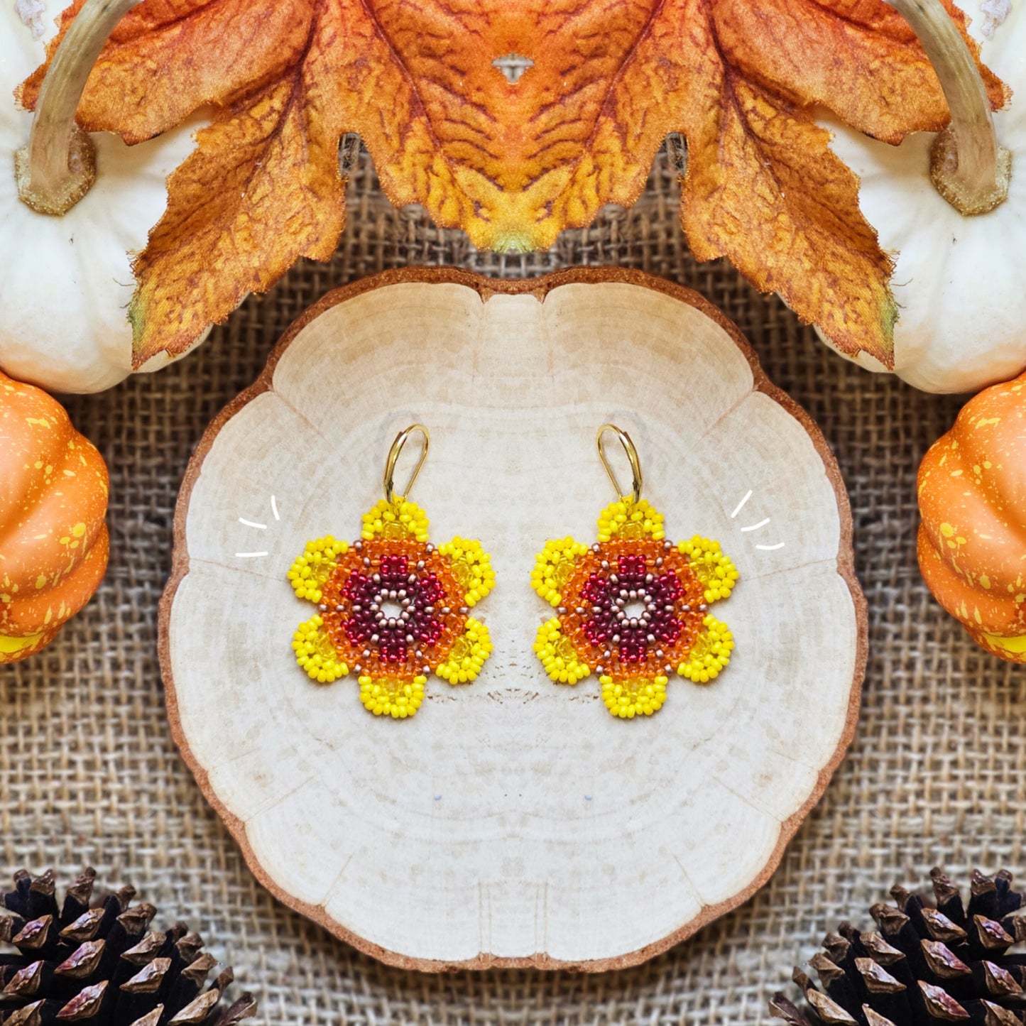 ✨🍁NEW🍁✨ Autumn bloom earrings