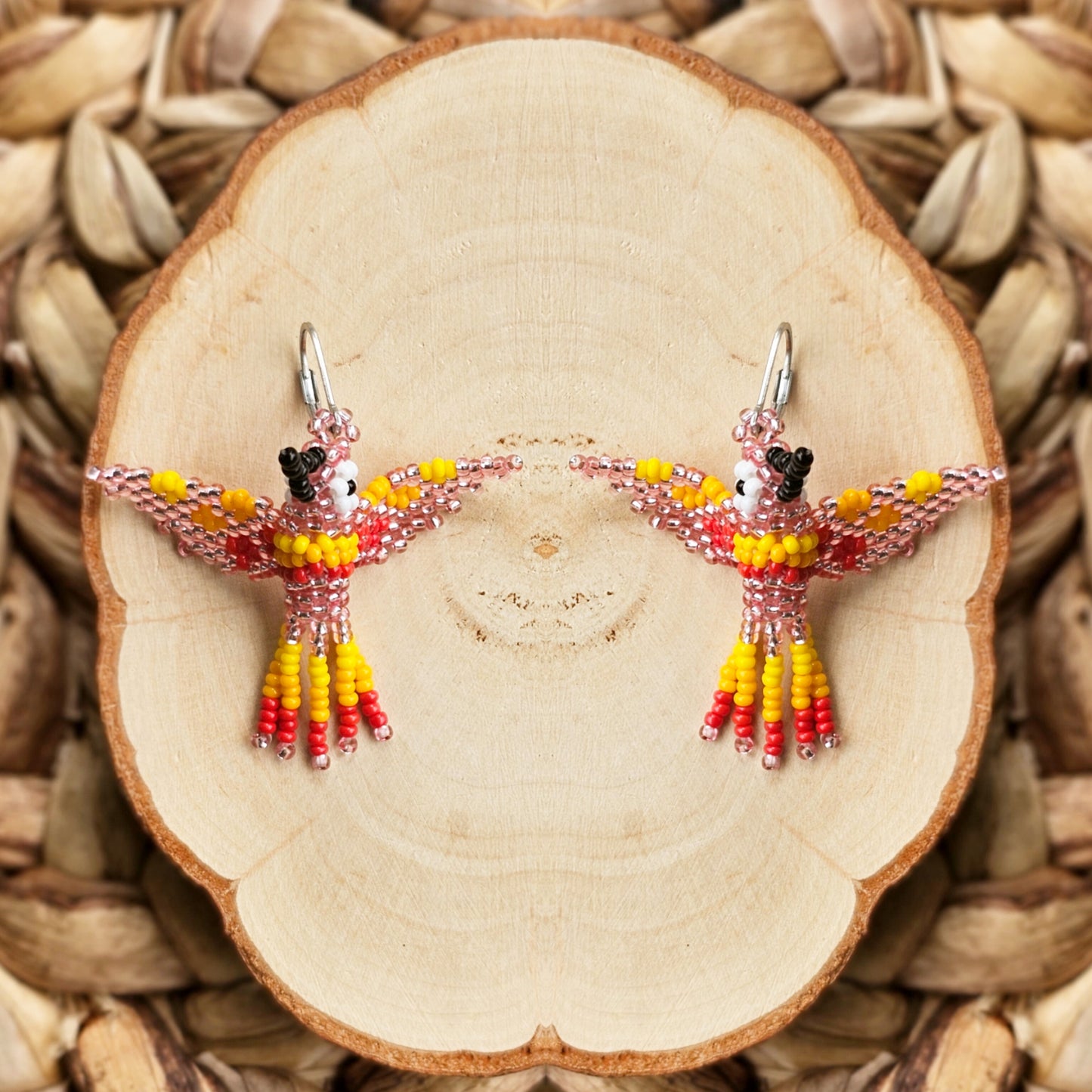 Little hummingbirds ✨ 3D Beaded Earrings ✨