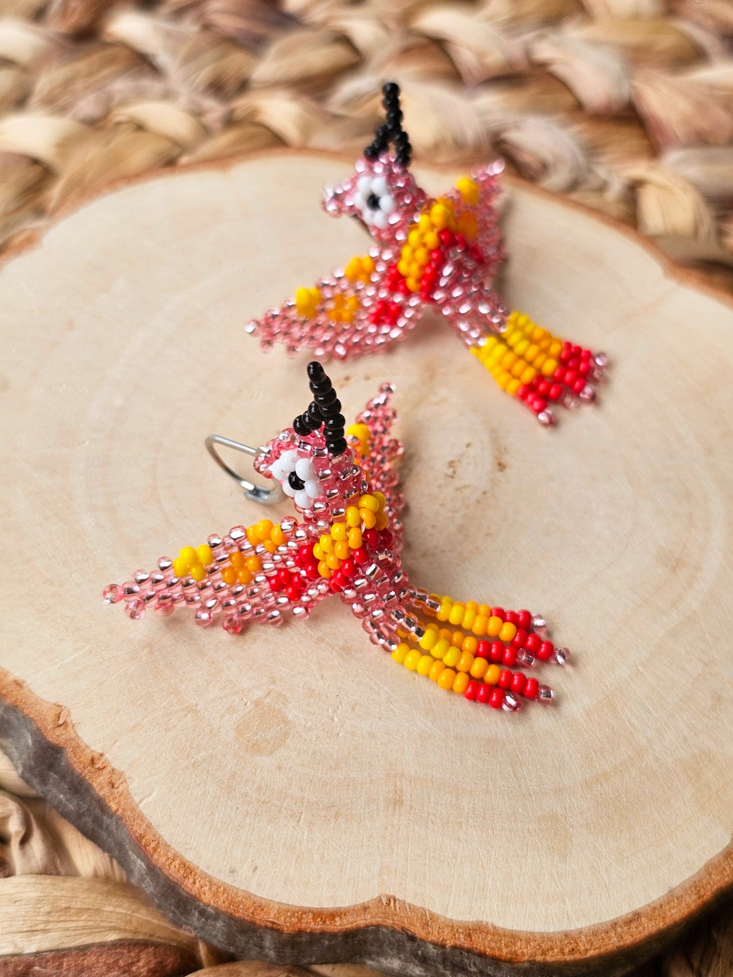 Little hummingbirds ✨ 3D Beaded Earrings ✨