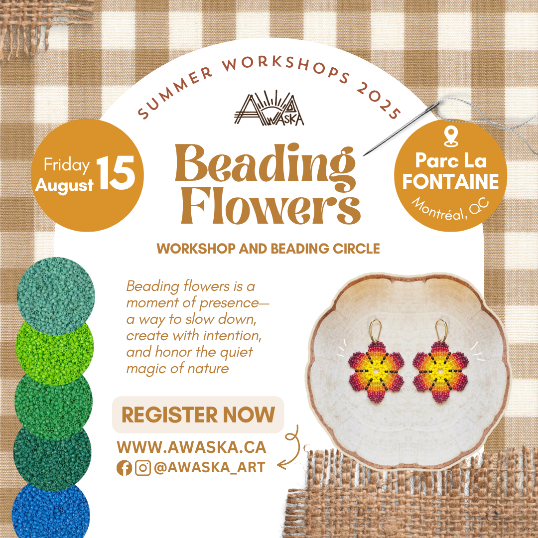 🌸 Beading Flowers Workshop 🌳 Under the Trees 🌳