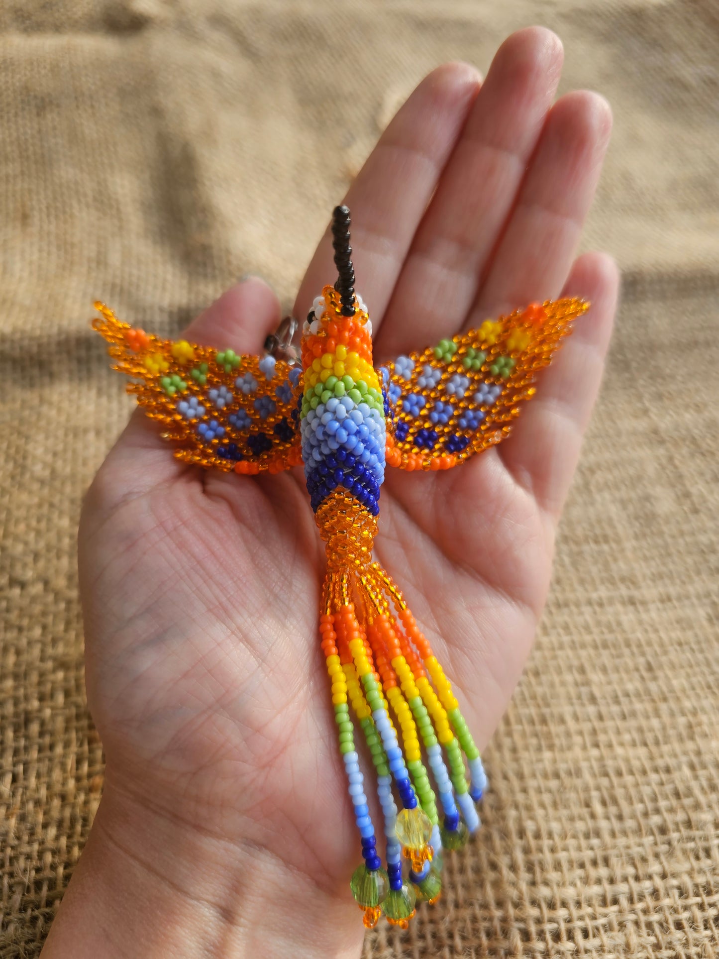 Little humming bird ✨ 3D beading ✨