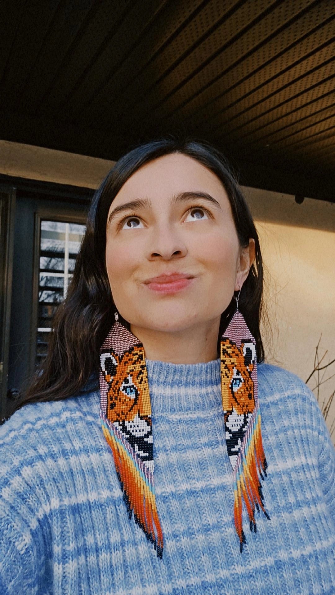 ✨ NEW 🐆 JAGUAR: Guardian of Nature - EARRINGS 🌿✨🍃🐆 - Awaska