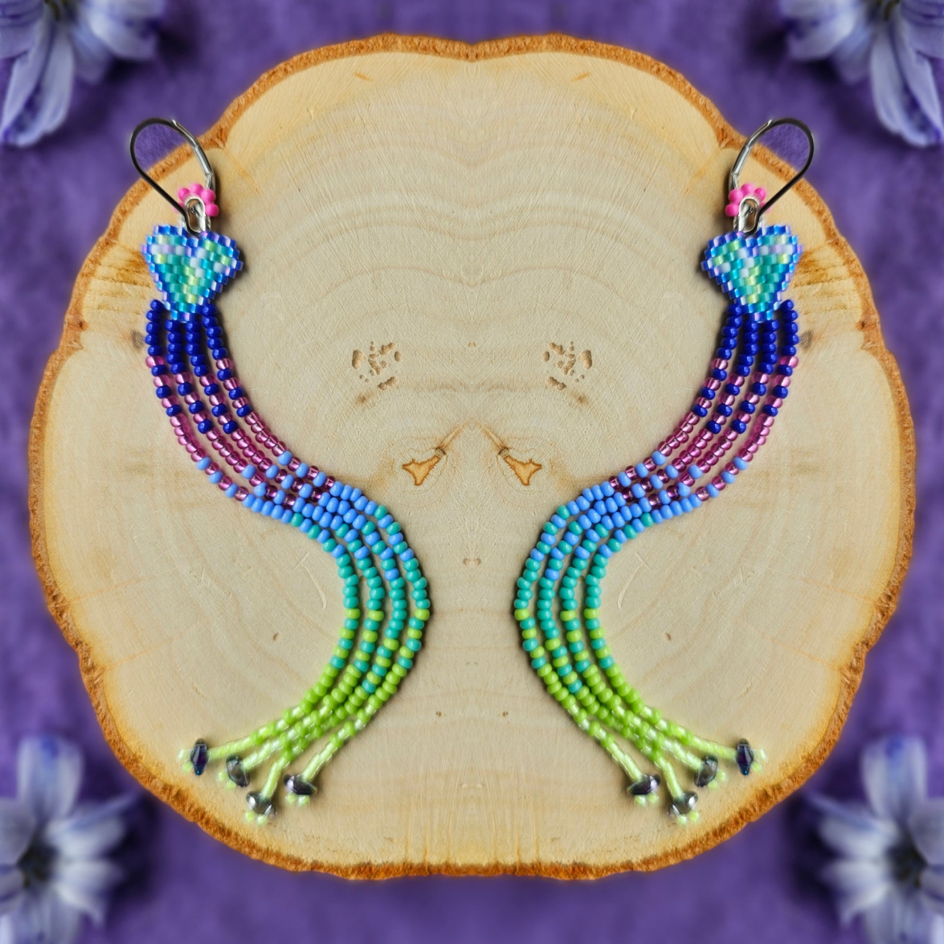 ✨ N E W ✨ 🌌💜 BOREAL HEART EARRINGS 💜 - Awaska