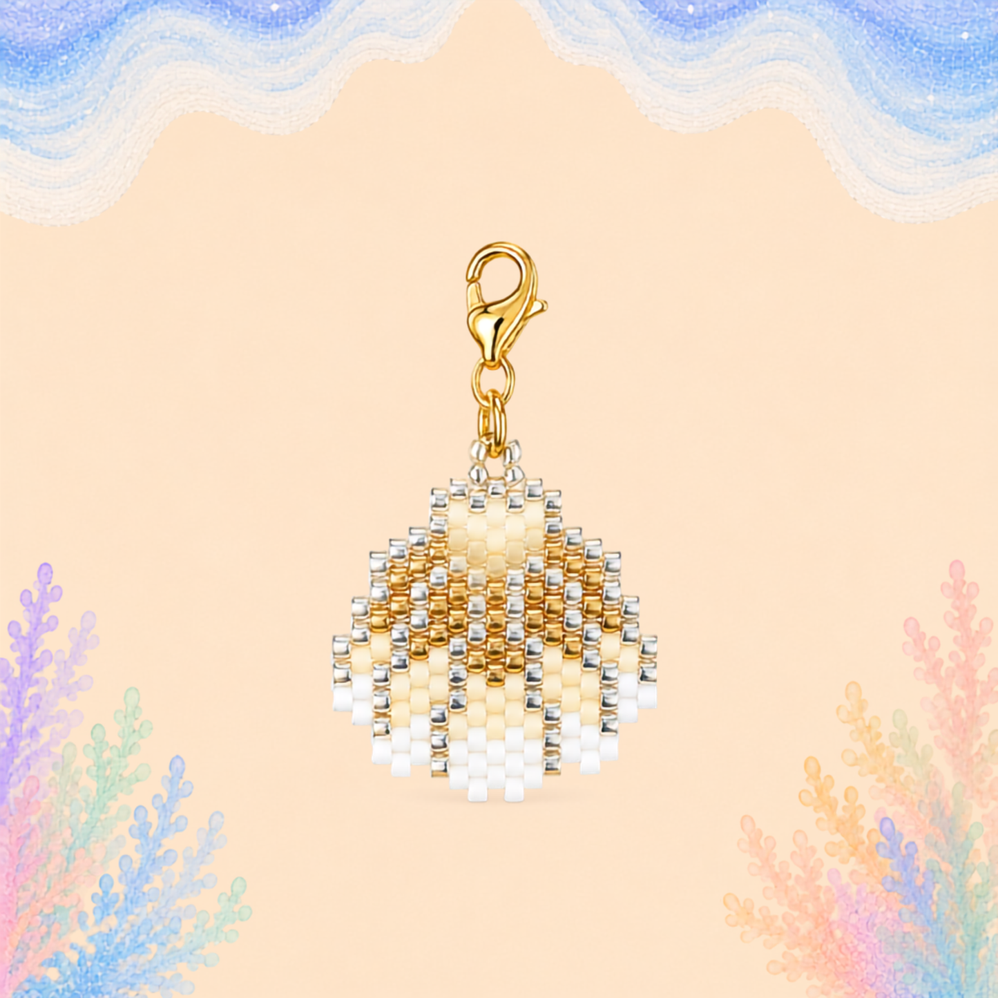 🐚 Scallop Shell Charm