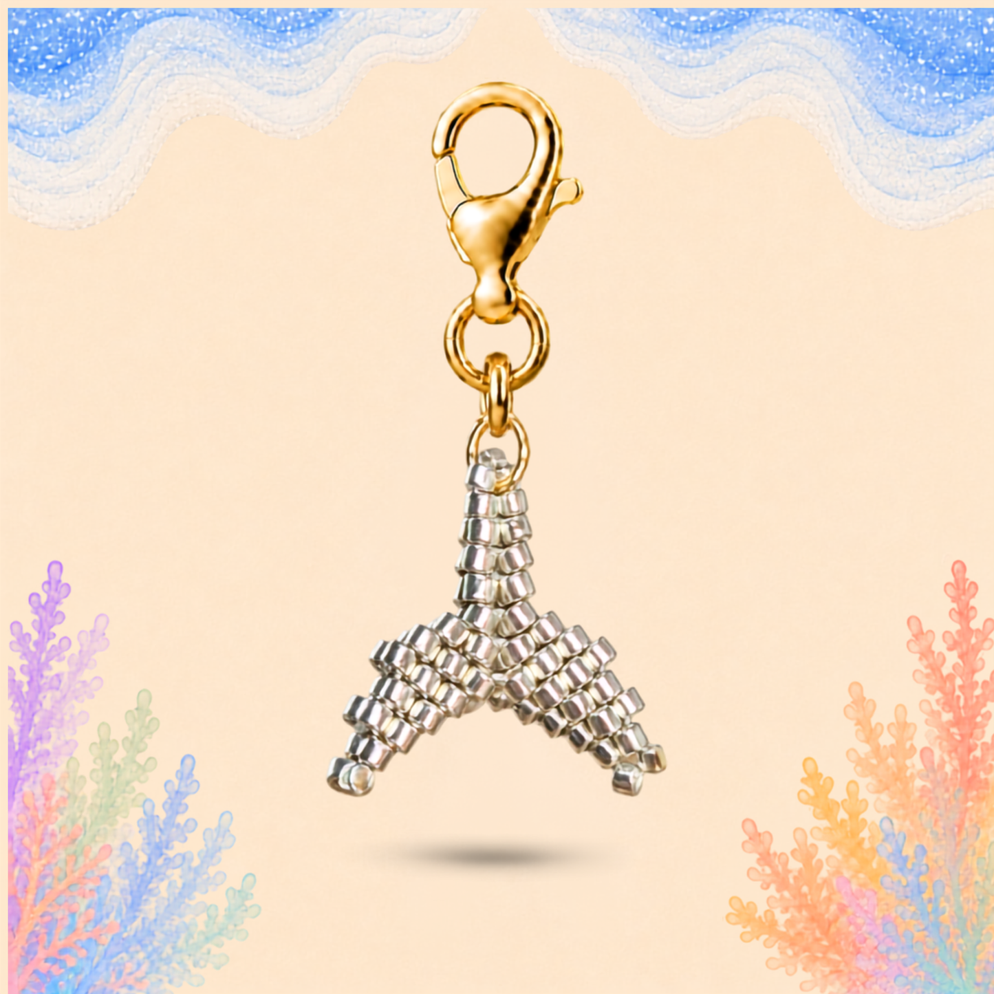 🐋 Whale Tail Charm