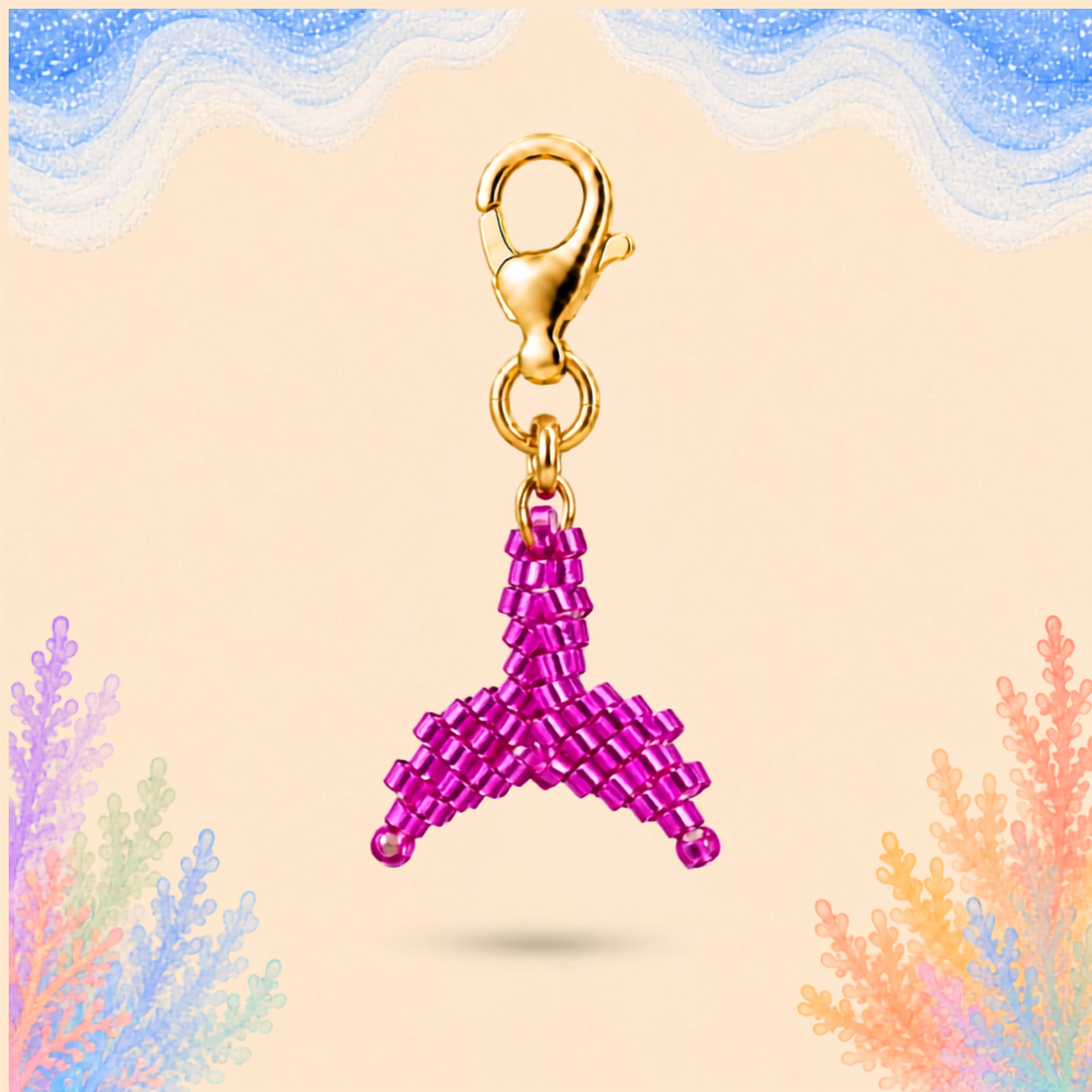 🐋 Whale Tail Charm