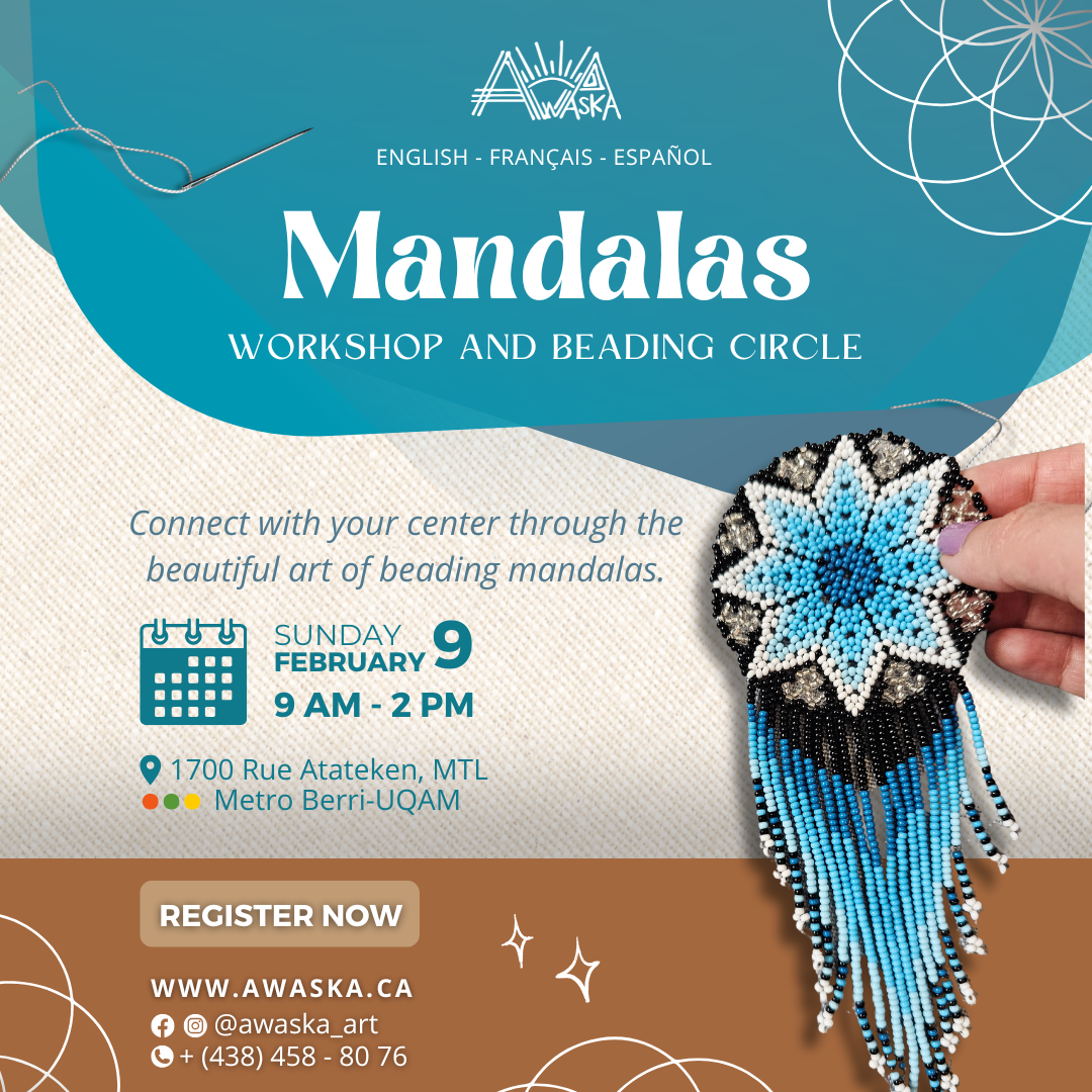 ✨MANDALAS BEADING WORKSHOP ✨FEBRUARY 9