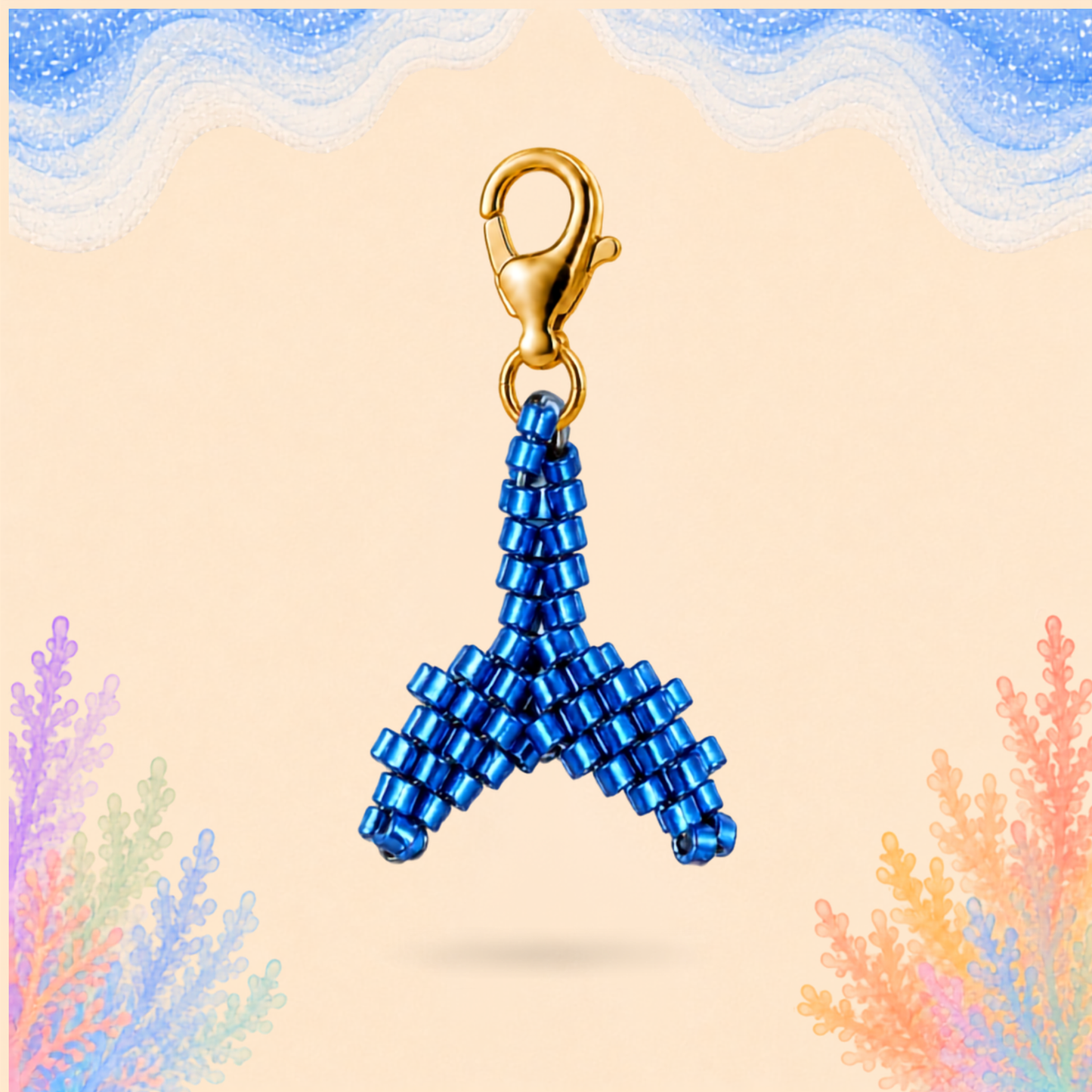 🐋 Whale Tail Charm