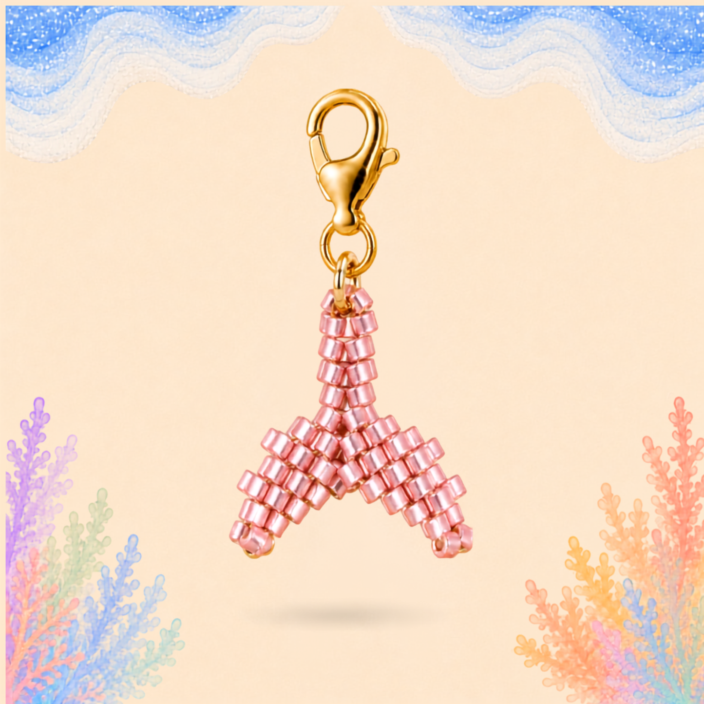 🐋 Whale Tail Charm