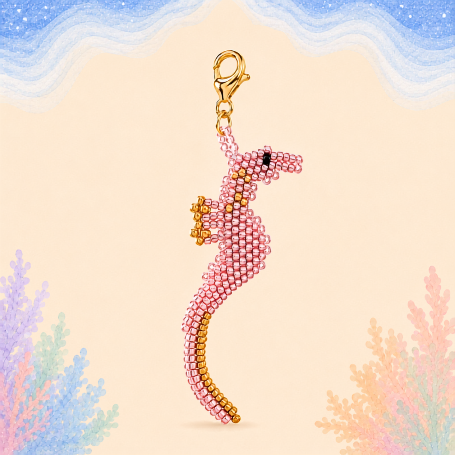 🐚 Seahorse Charm