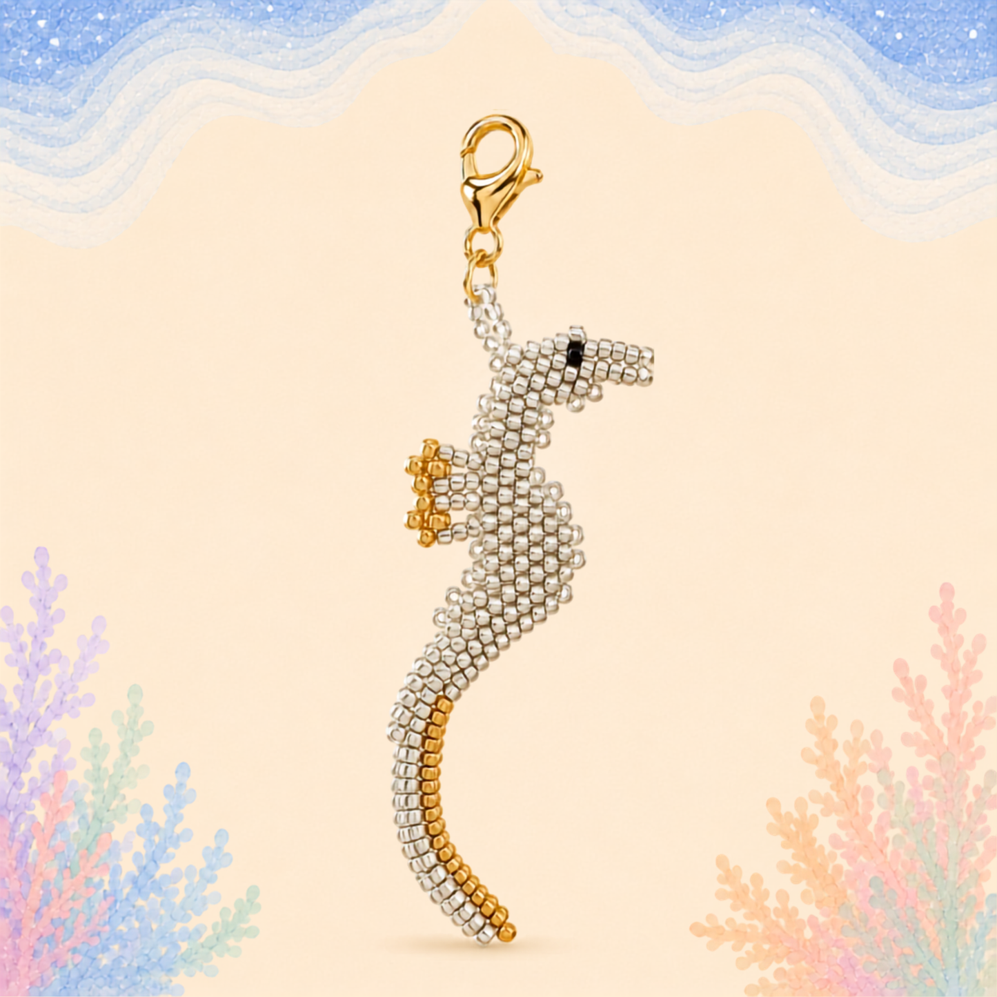 🐚 Seahorse Charm