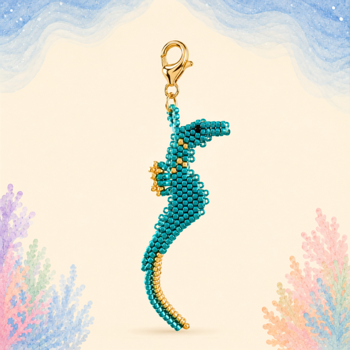 🐚 Seahorse Charm