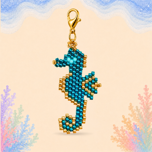 🐚 Seahorse Charm (Mini)