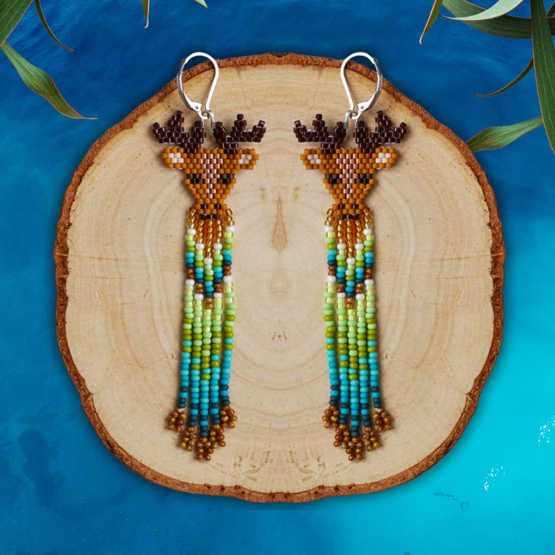 ✨NEW ✨Wild Spirit Collection 🦌 Elk Beading Earrings