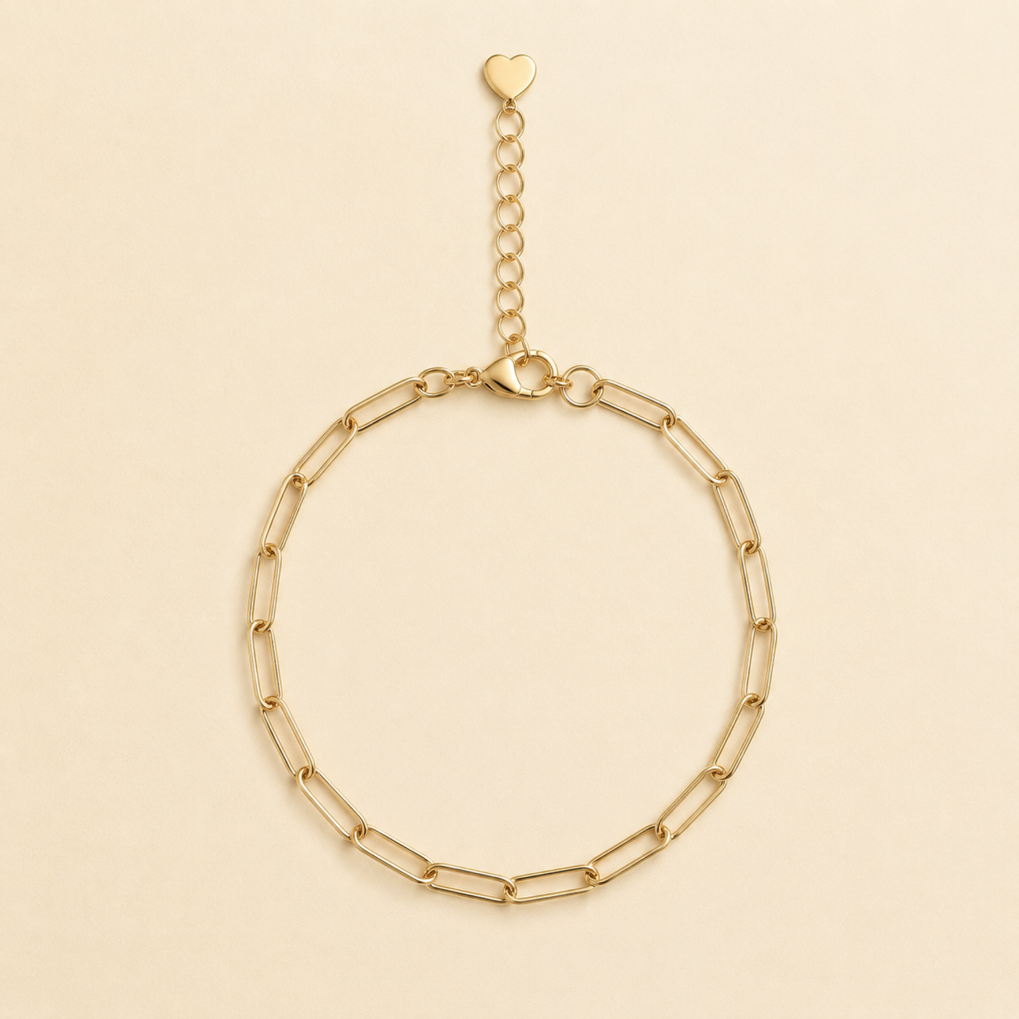 Paperclip Charm Bracelet