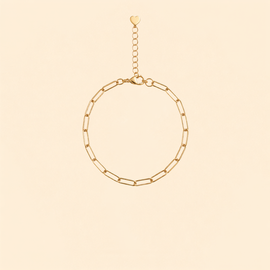 Paperclip Charm Bracelet