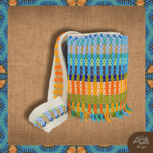 🌞🌅💛"Dawn on the Water" Beaded Bag 🌞🌅💛 - Awaska