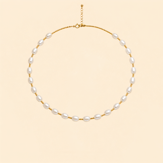 Freshwater Pearl Charm Necklace