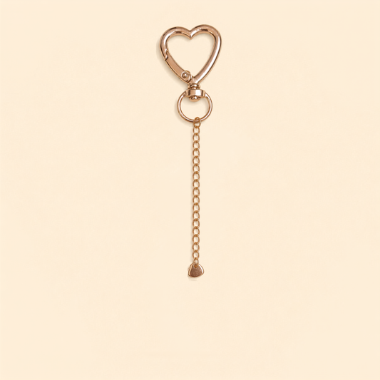 Heart Charm Keychain